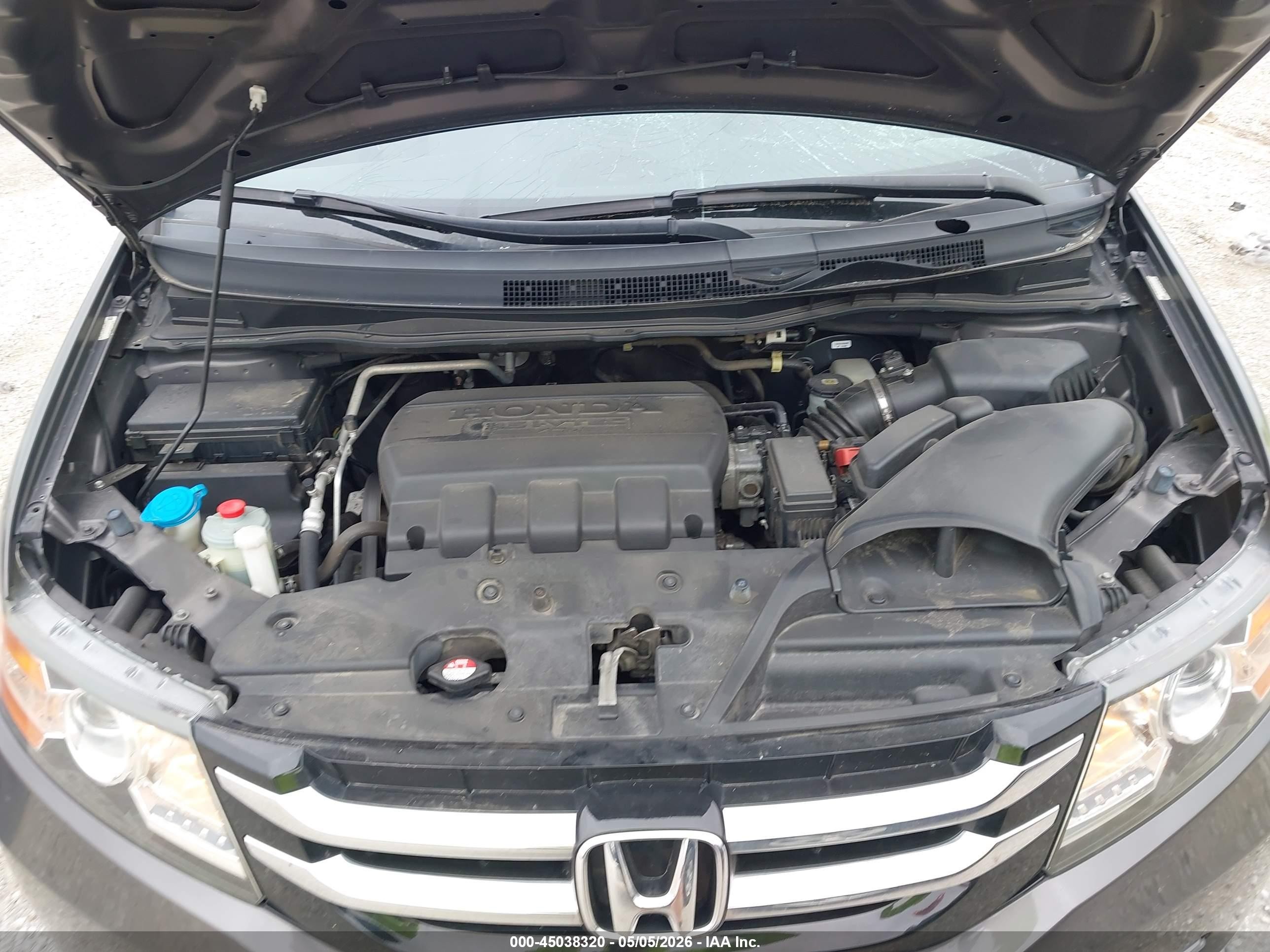 2014 Honda Odyssey Ex-l Gray vin: 5FNRL5H6XEB129635
