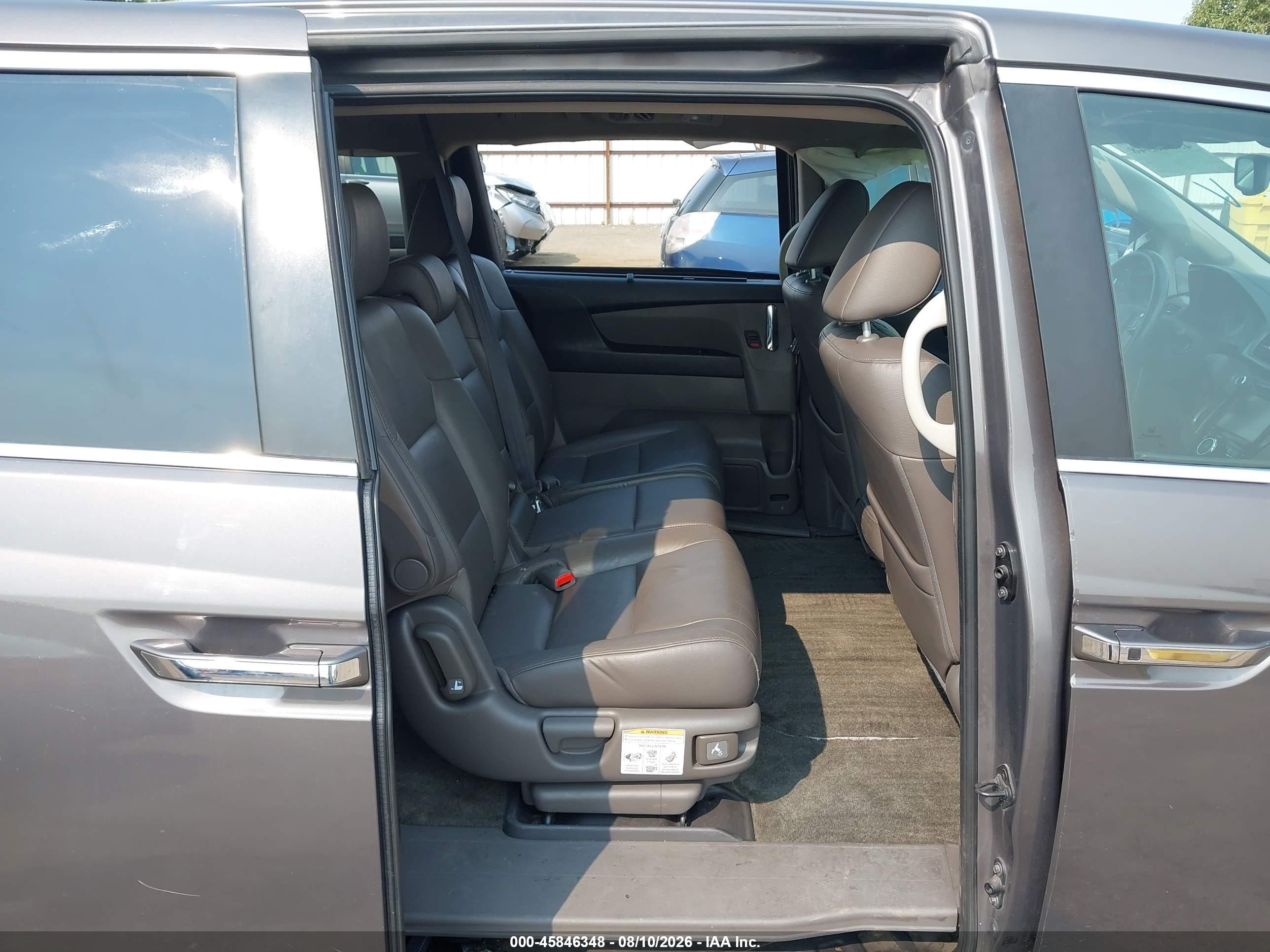2014 Honda Odyssey Ex-l Серый vin: 5FNRL5H6XEB136648