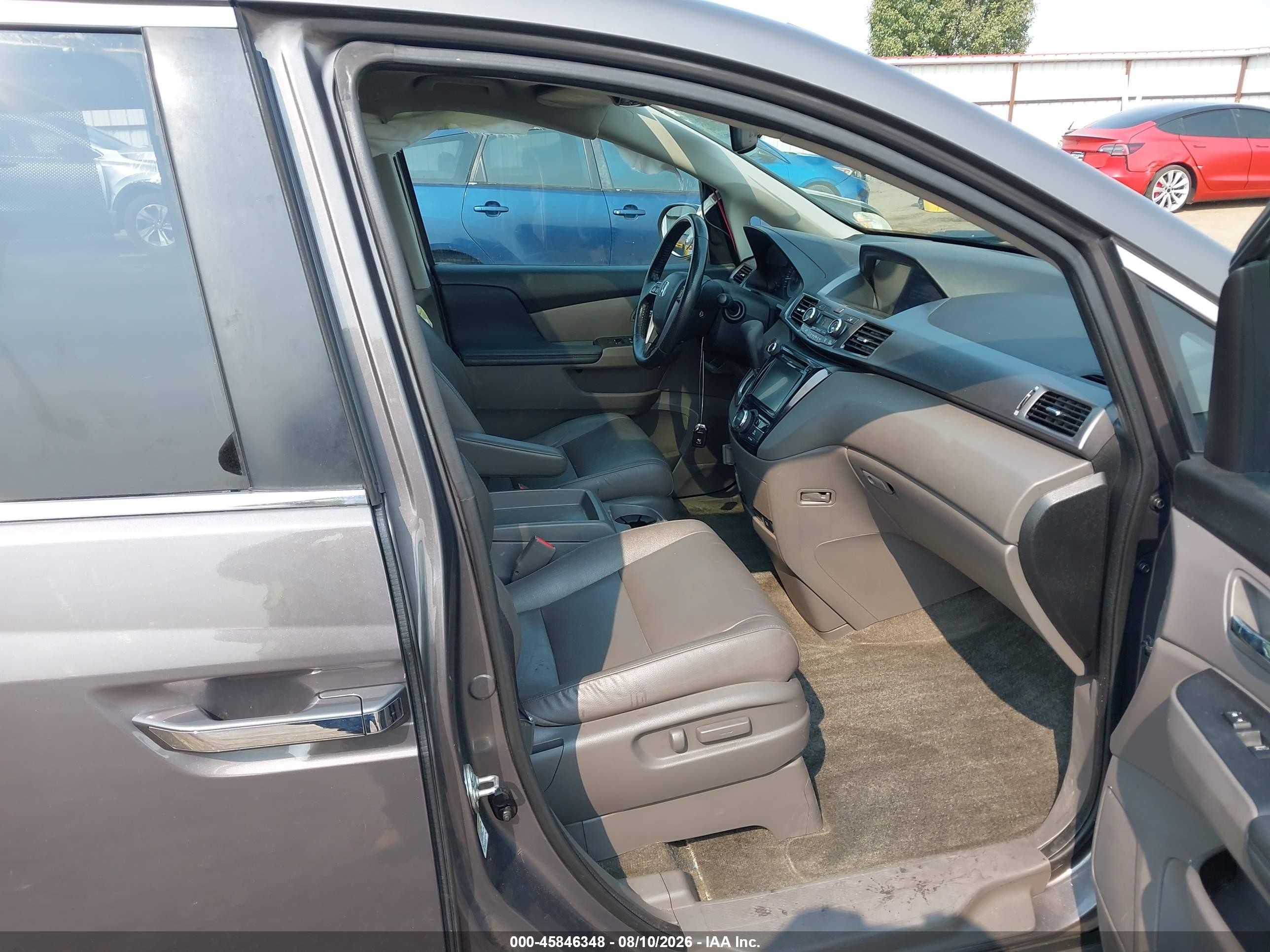 2014 Honda Odyssey Ex-l Серый vin: 5FNRL5H6XEB136648