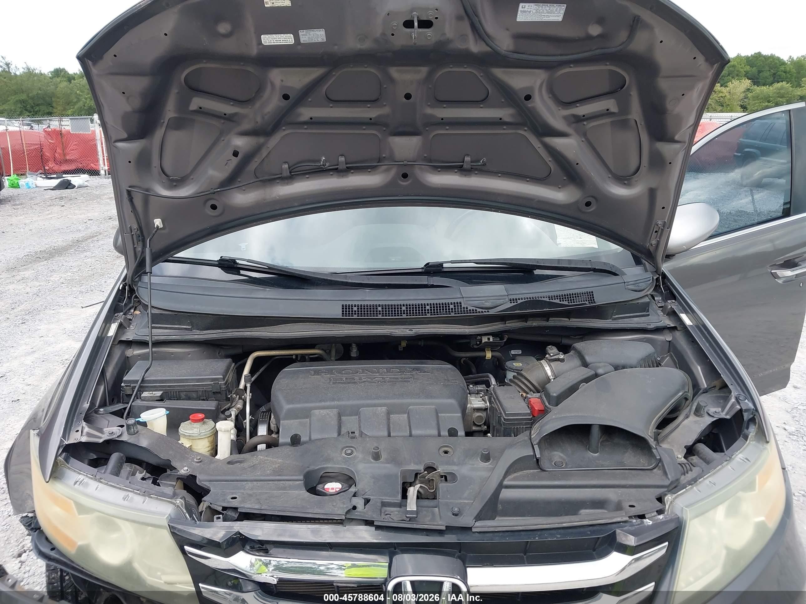 2014 Honda Odyssey Ex-l Gray vin: 5FNRL5H6XEB139548