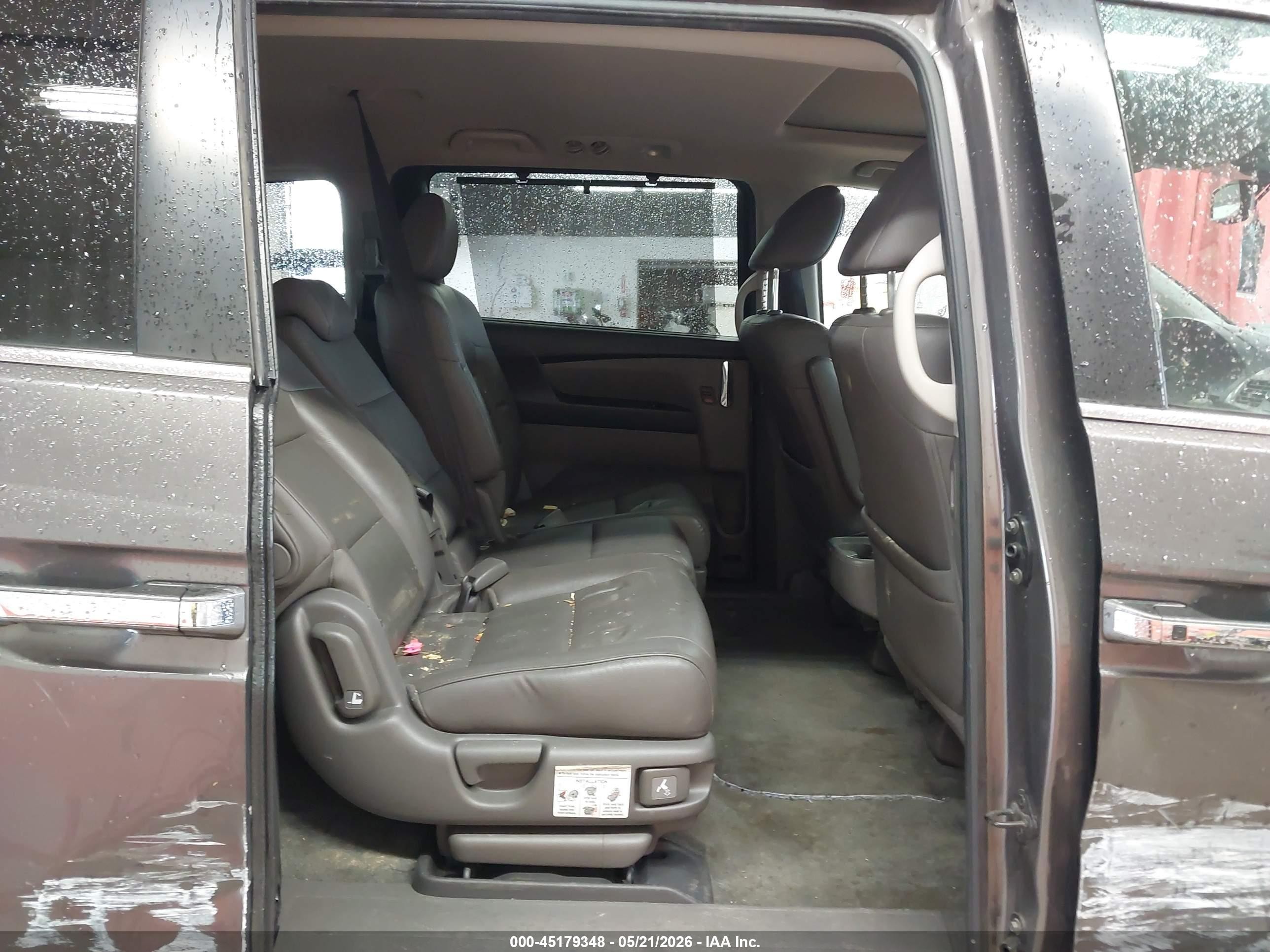 2015 Honda Odyssey Ex-l Gray vin: 5FNRL5H6XFB021887