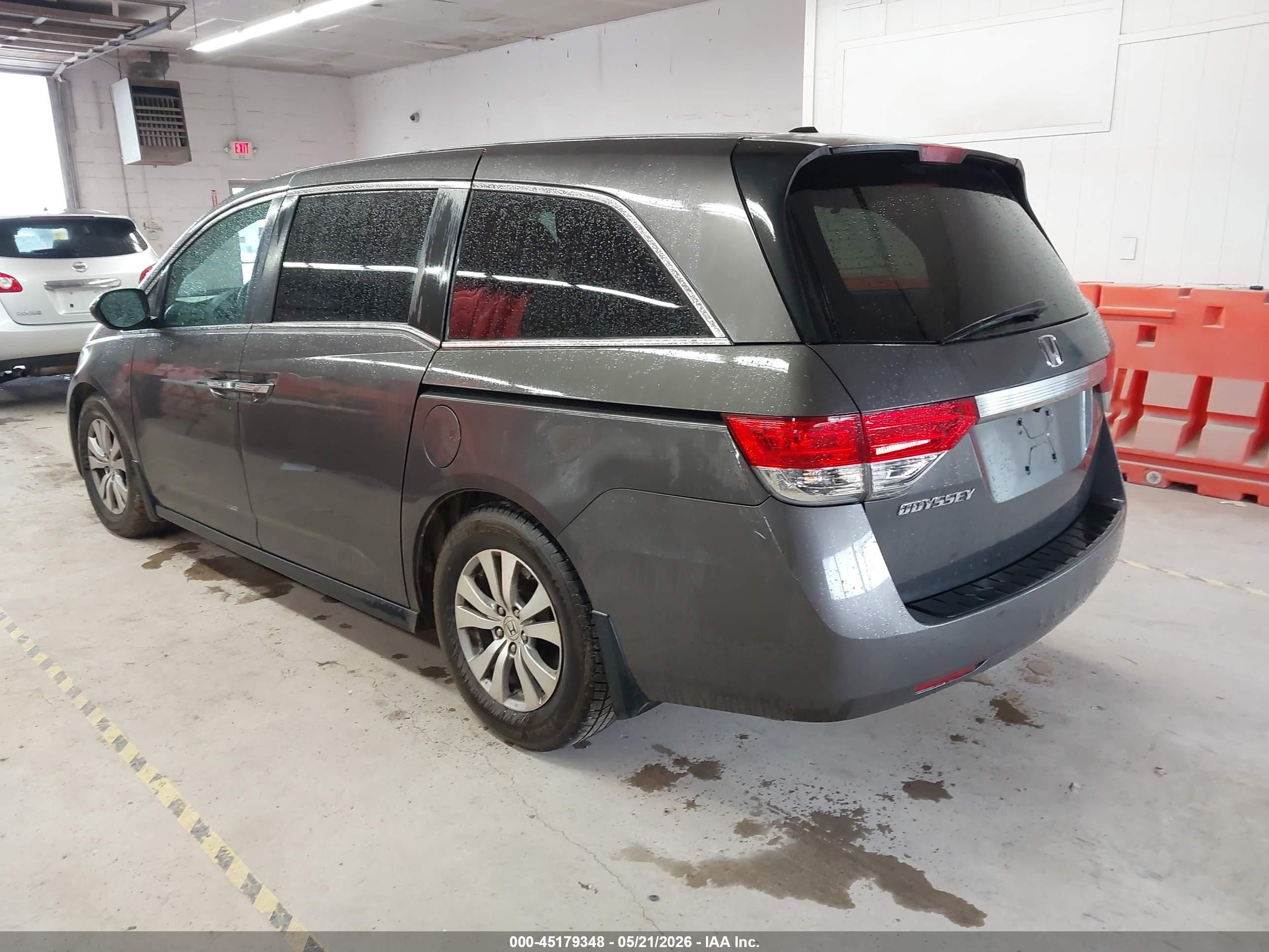 2015 Honda Odyssey Ex-l Gray vin: 5FNRL5H6XFB021887