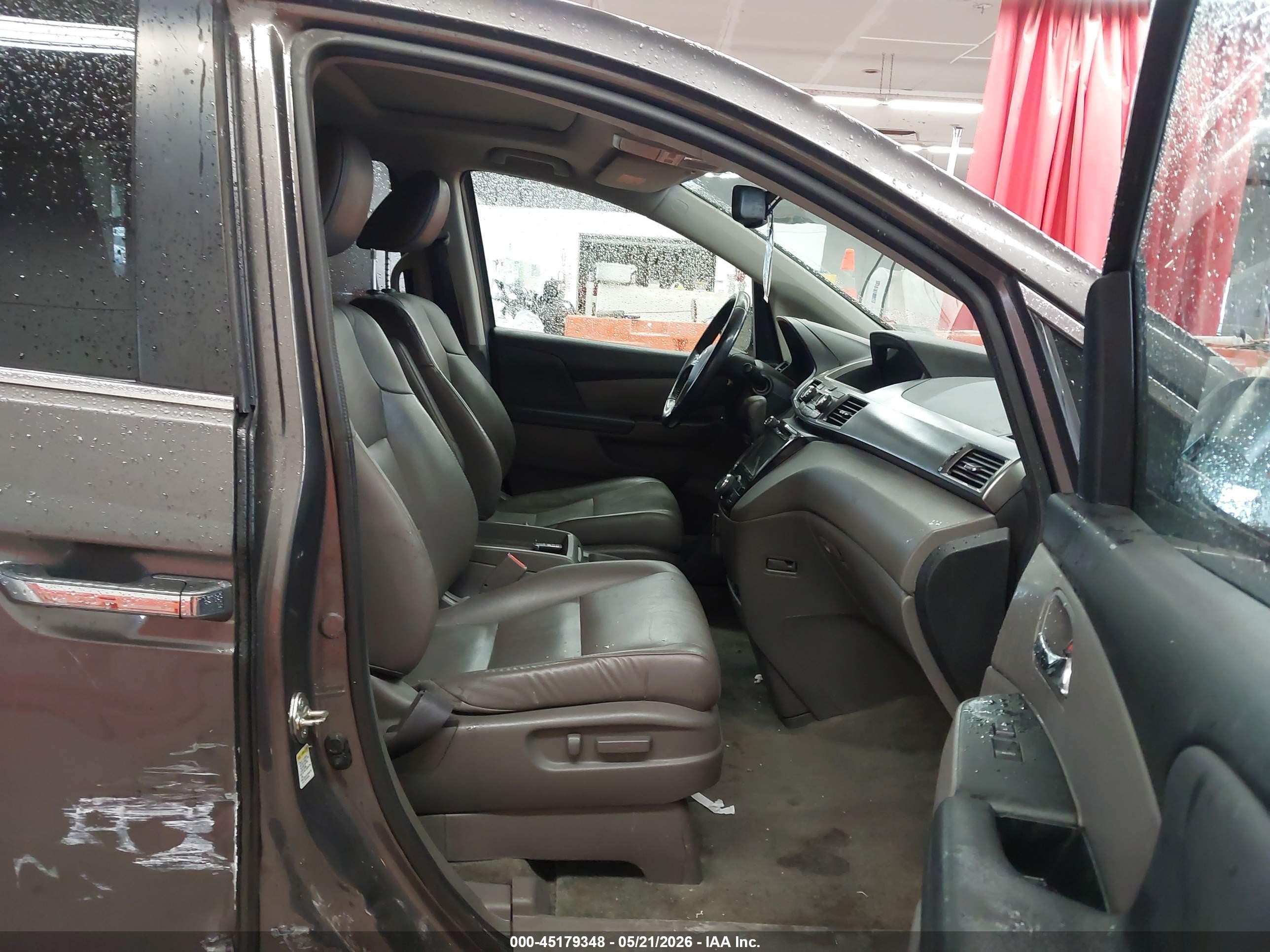 2015 Honda Odyssey Ex-l Gray vin: 5FNRL5H6XFB021887