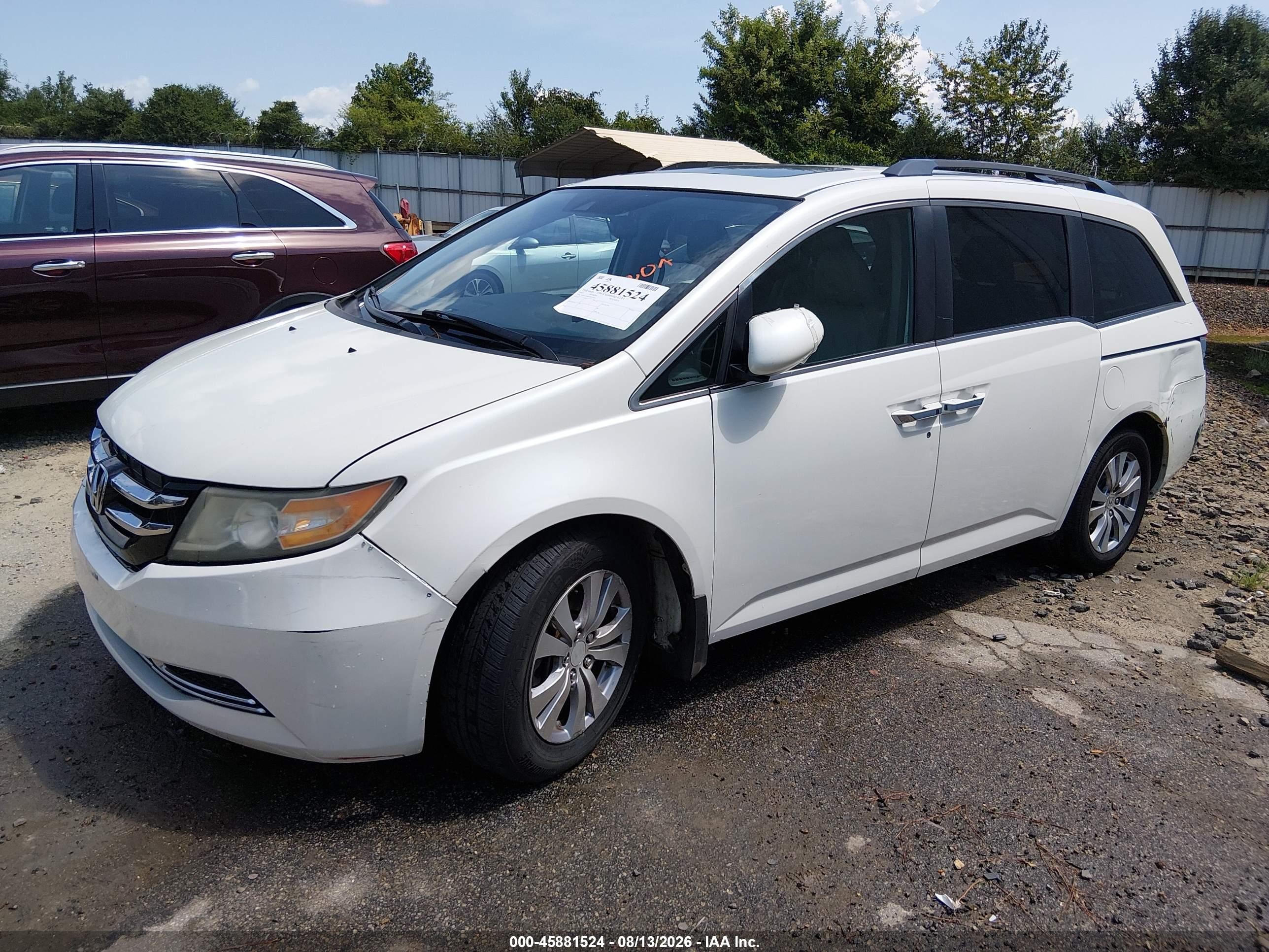 2015 Honda Odyssey Ex-l Silver vin: 5FNRL5H6XFB023462