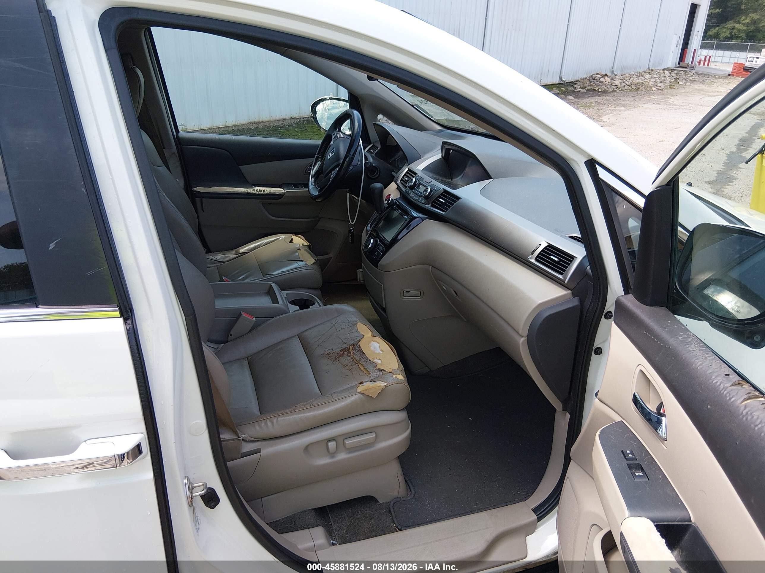 2015 Honda Odyssey Ex-l Silver vin: 5FNRL5H6XFB023462