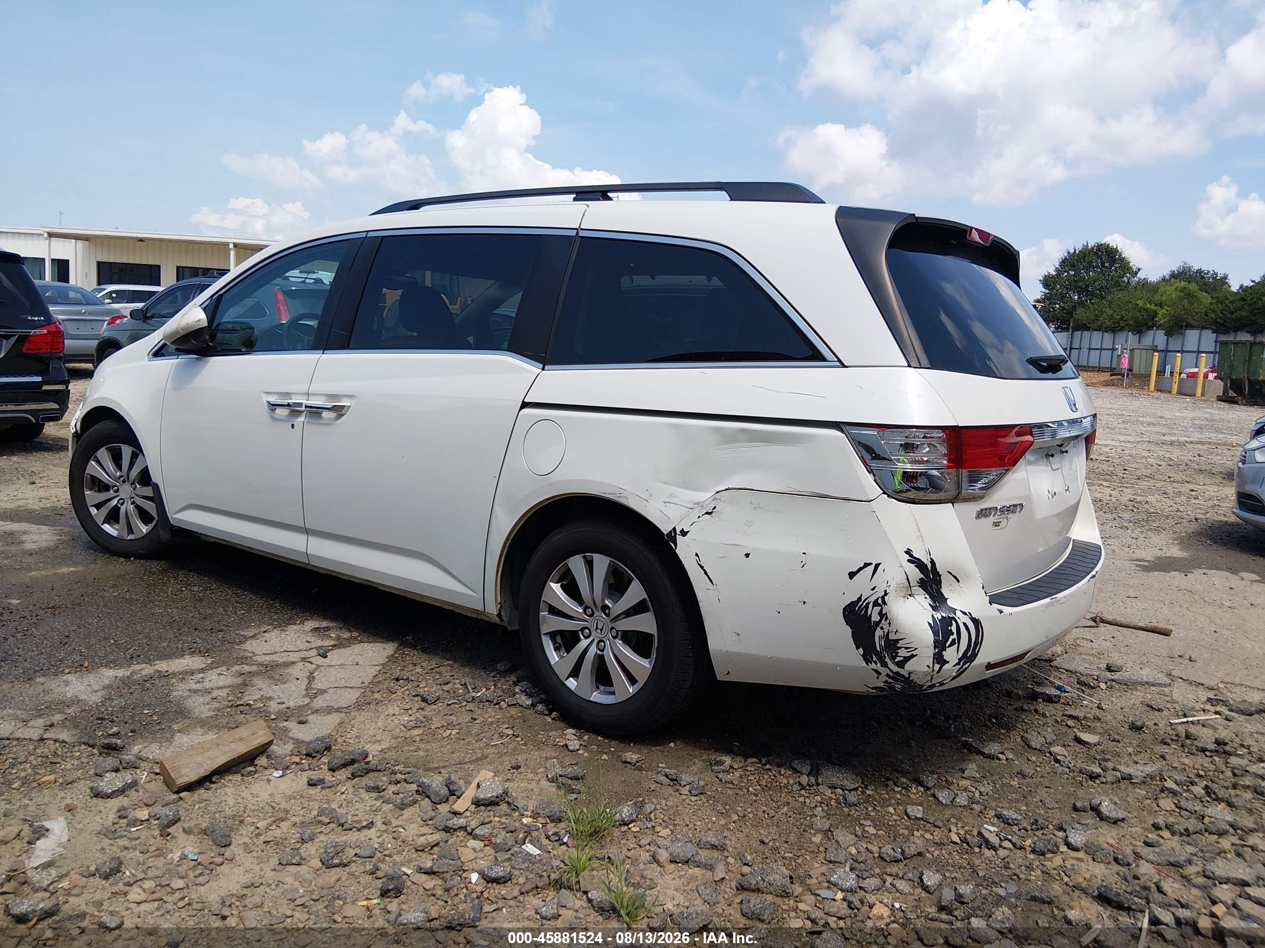 2015 Honda Odyssey Ex-l Silver vin: 5FNRL5H6XFB023462