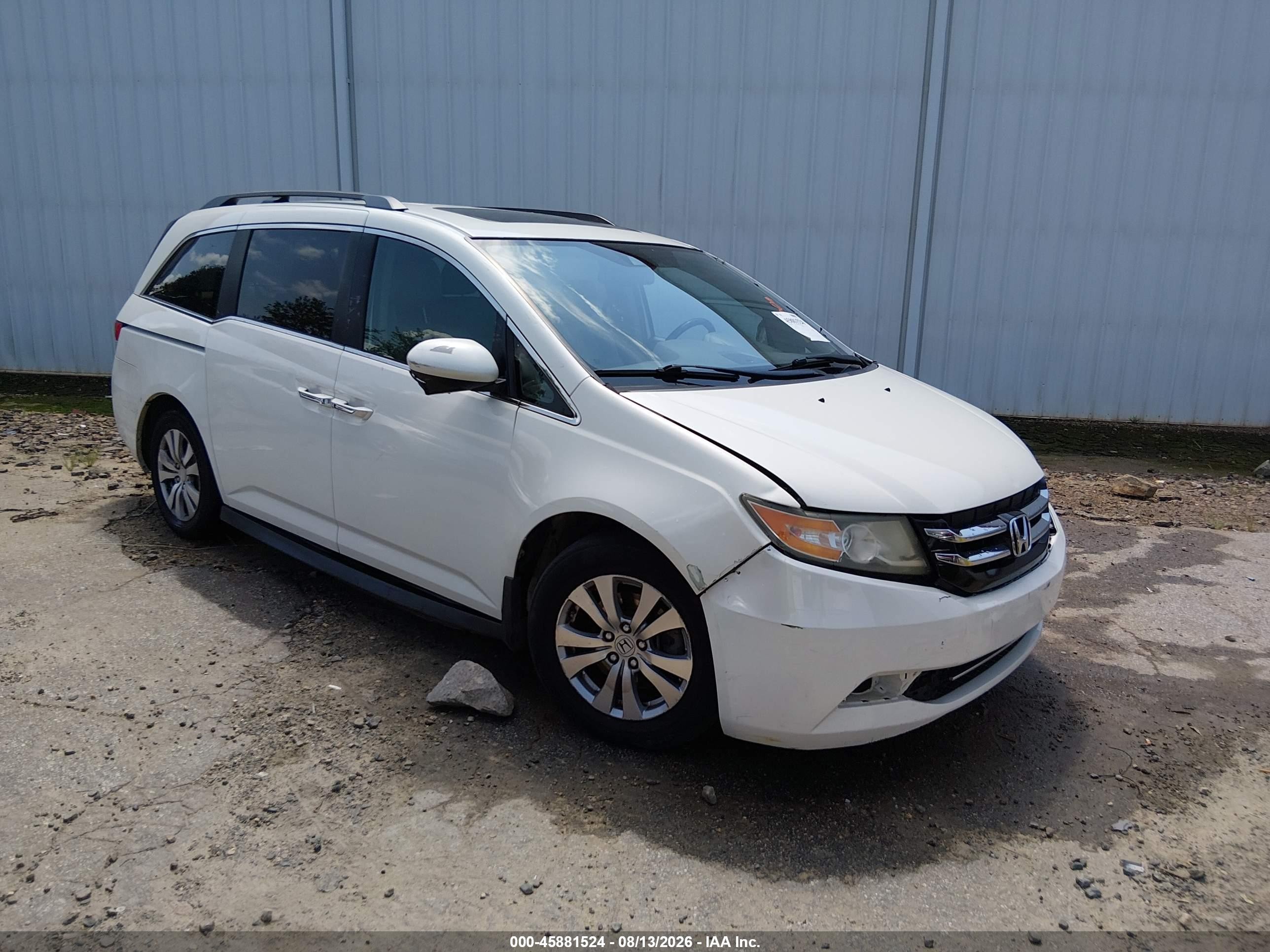 2015 Honda Odyssey Ex-l Silver vin: 5FNRL5H6XFB023462