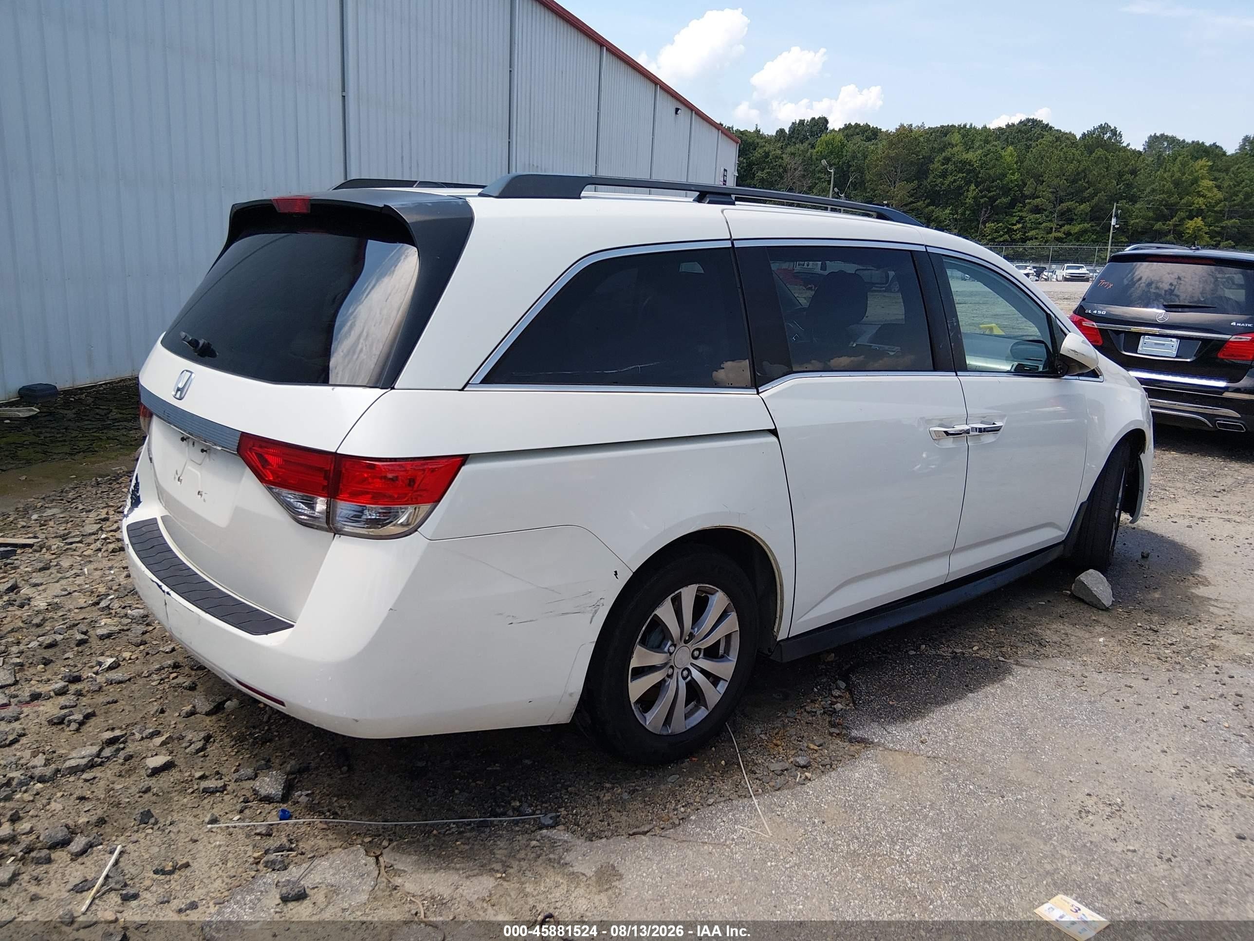 2015 Honda Odyssey Ex-l Silver vin: 5FNRL5H6XFB023462