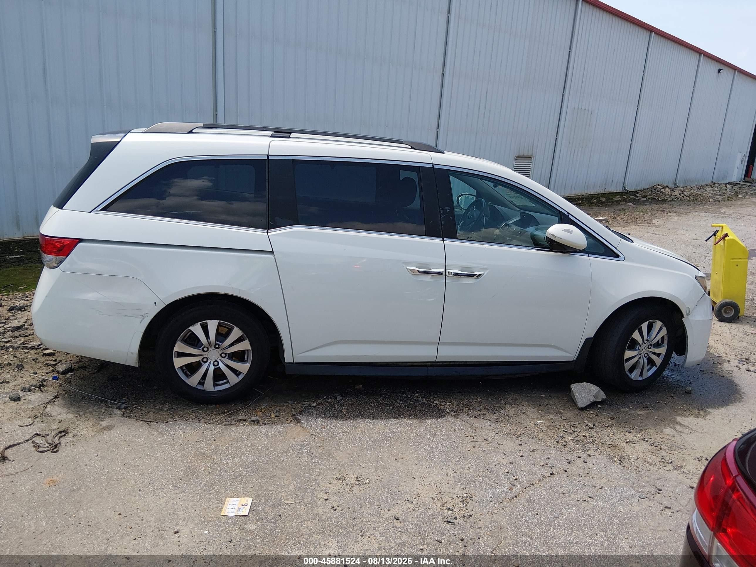 2015 Honda Odyssey Ex-l Silver vin: 5FNRL5H6XFB023462