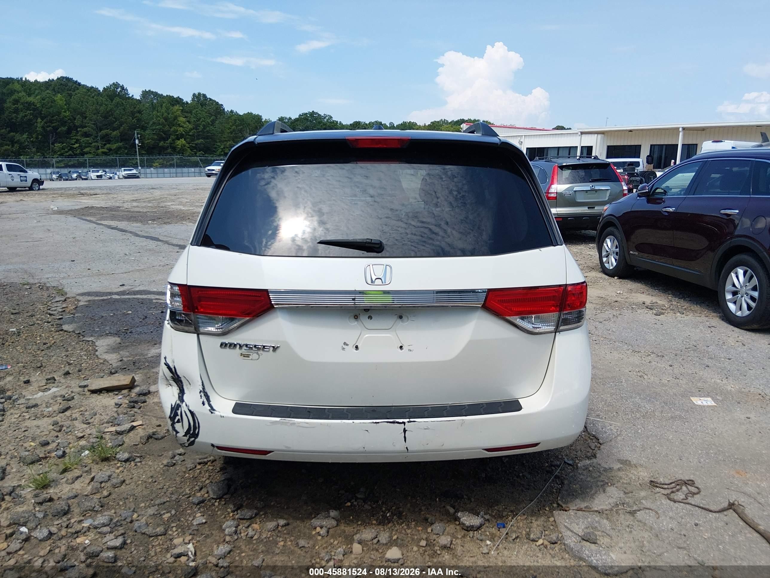 2015 Honda Odyssey Ex-l Silver vin: 5FNRL5H6XFB023462