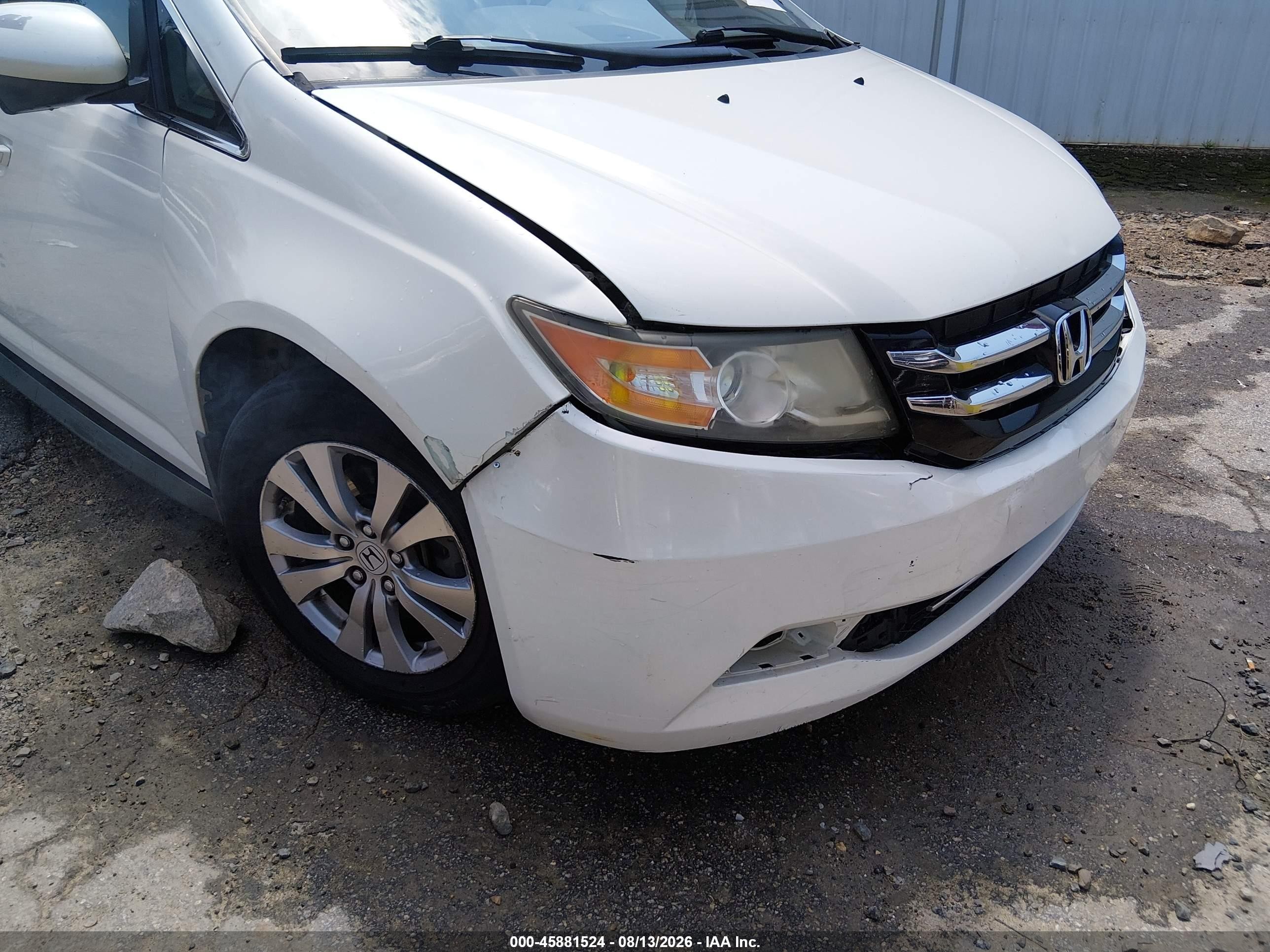 2015 Honda Odyssey Ex-l Silver vin: 5FNRL5H6XFB023462