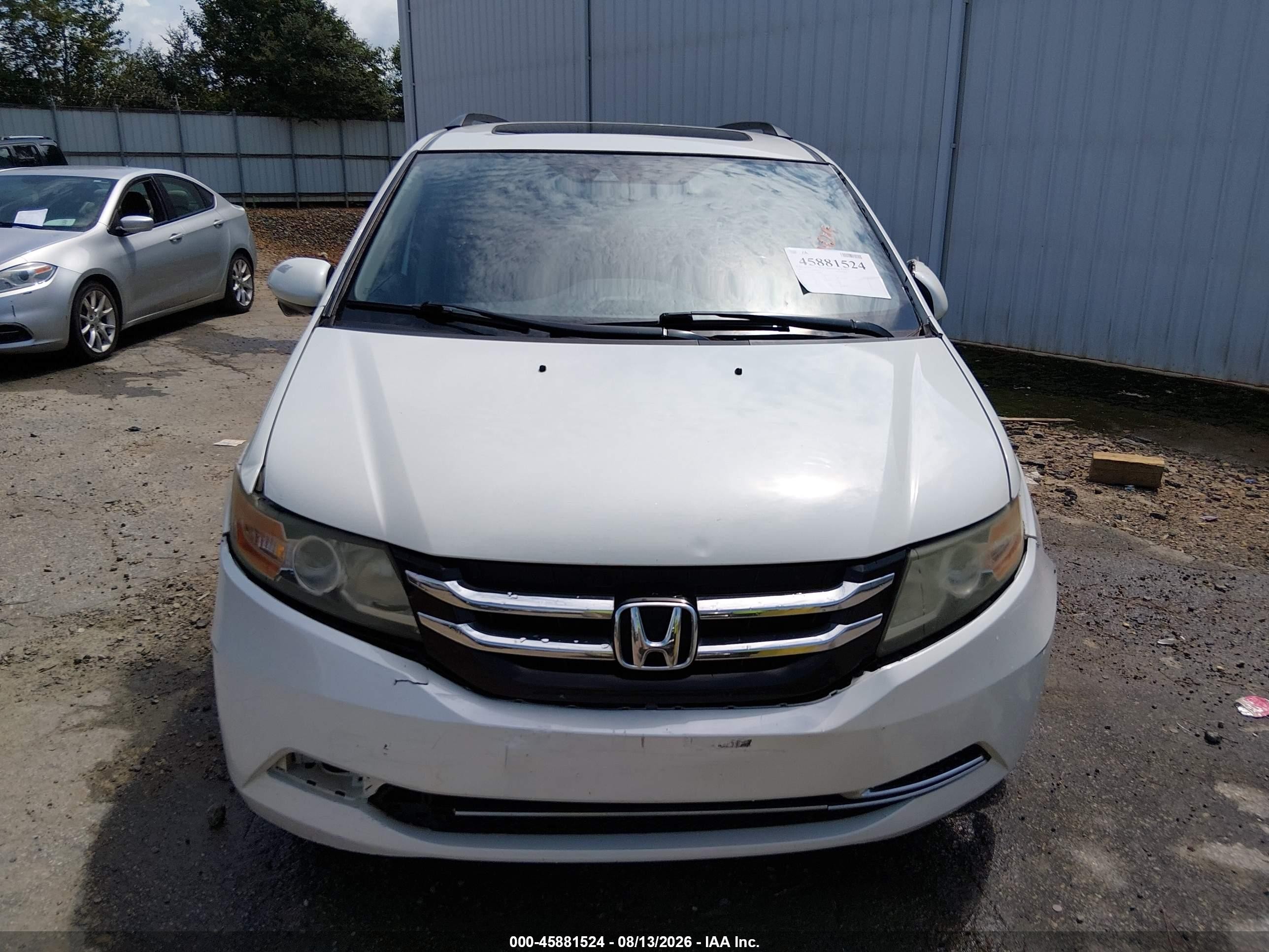 2015 Honda Odyssey Ex-l Silver vin: 5FNRL5H6XFB023462