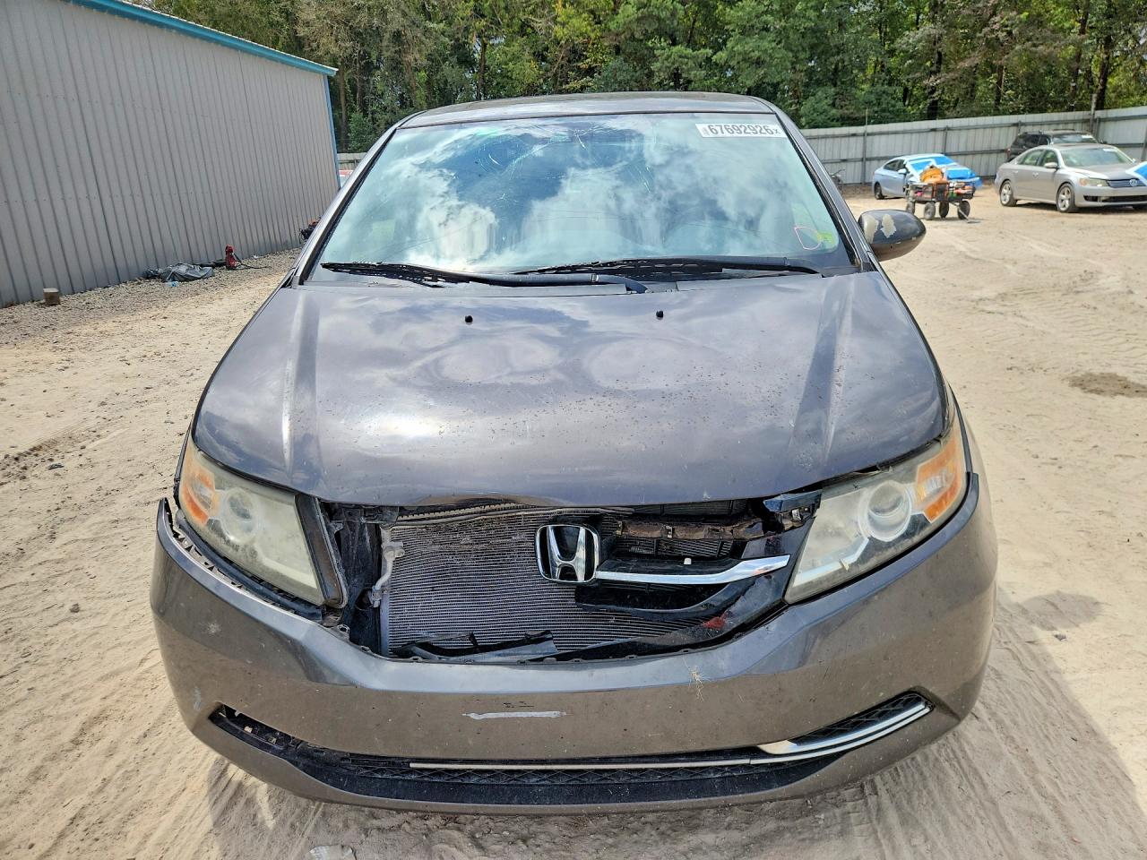 2015 Honda Odyssey Exl Charcoal vin: 5FNRL5H6XFB031254