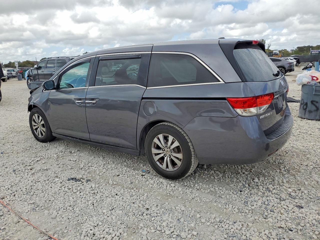 2015 Honda Odyssey Exl Gray vin: 5FNRL5H6XFB031528