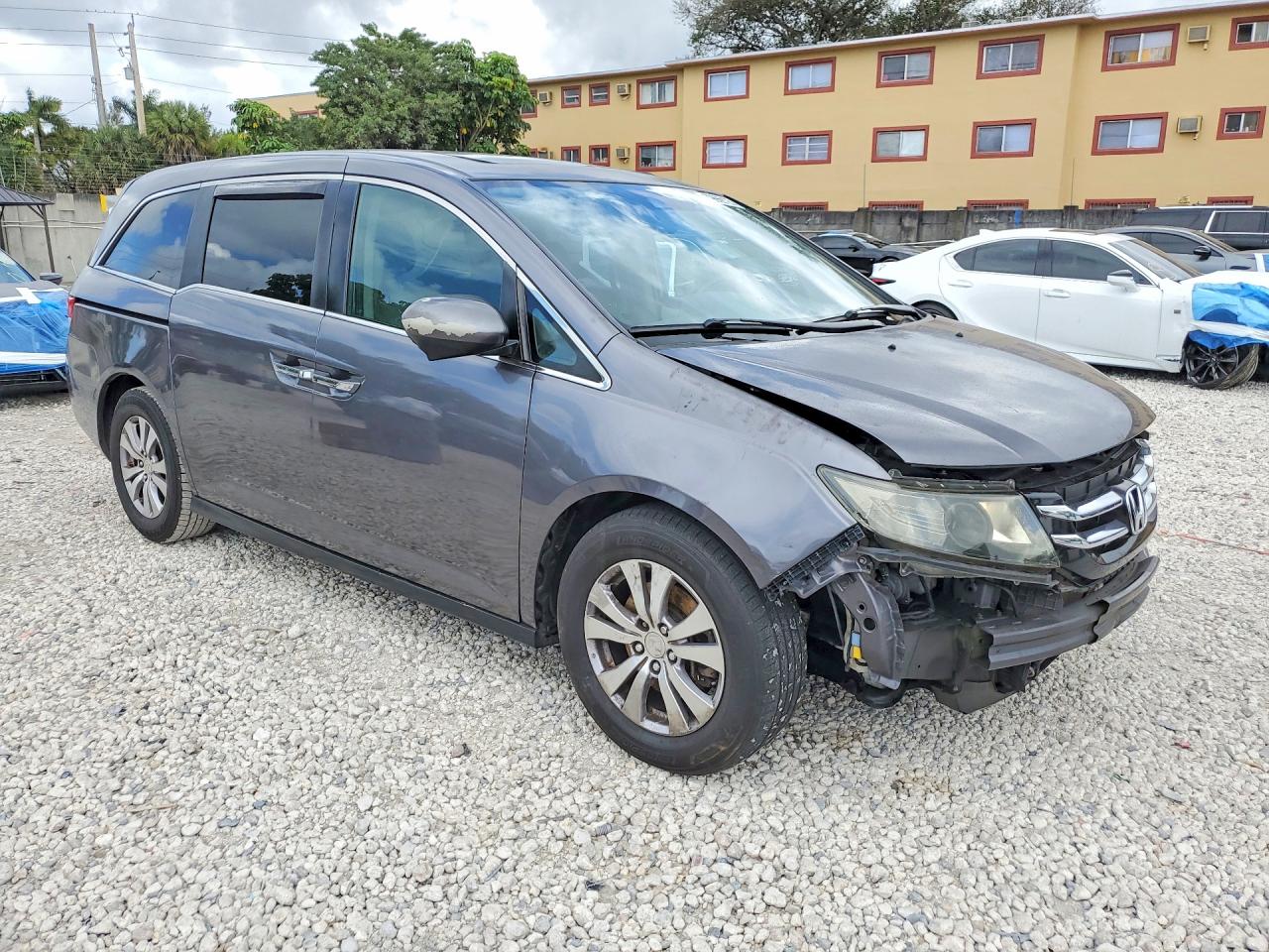 2015 Honda Odyssey Exl Gray vin: 5FNRL5H6XFB031528