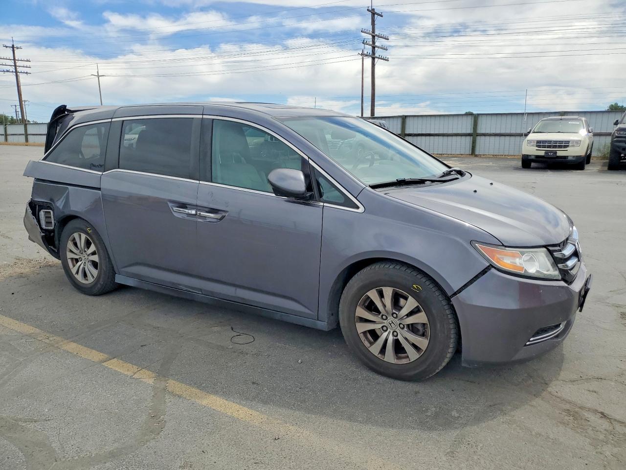 2015 Honda Odyssey Exl Gray vin: 5FNRL5H6XFB037538