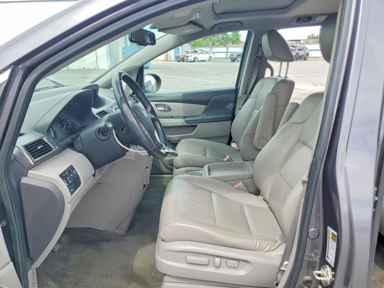2015 Honda Odyssey Exl Gray vin: 5FNRL5H6XFB037538