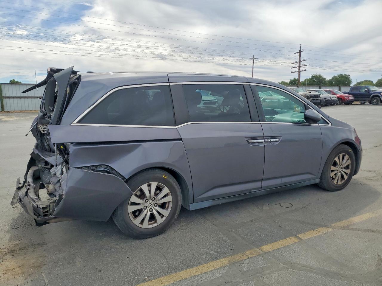 2015 Honda Odyssey Exl Gray vin: 5FNRL5H6XFB037538