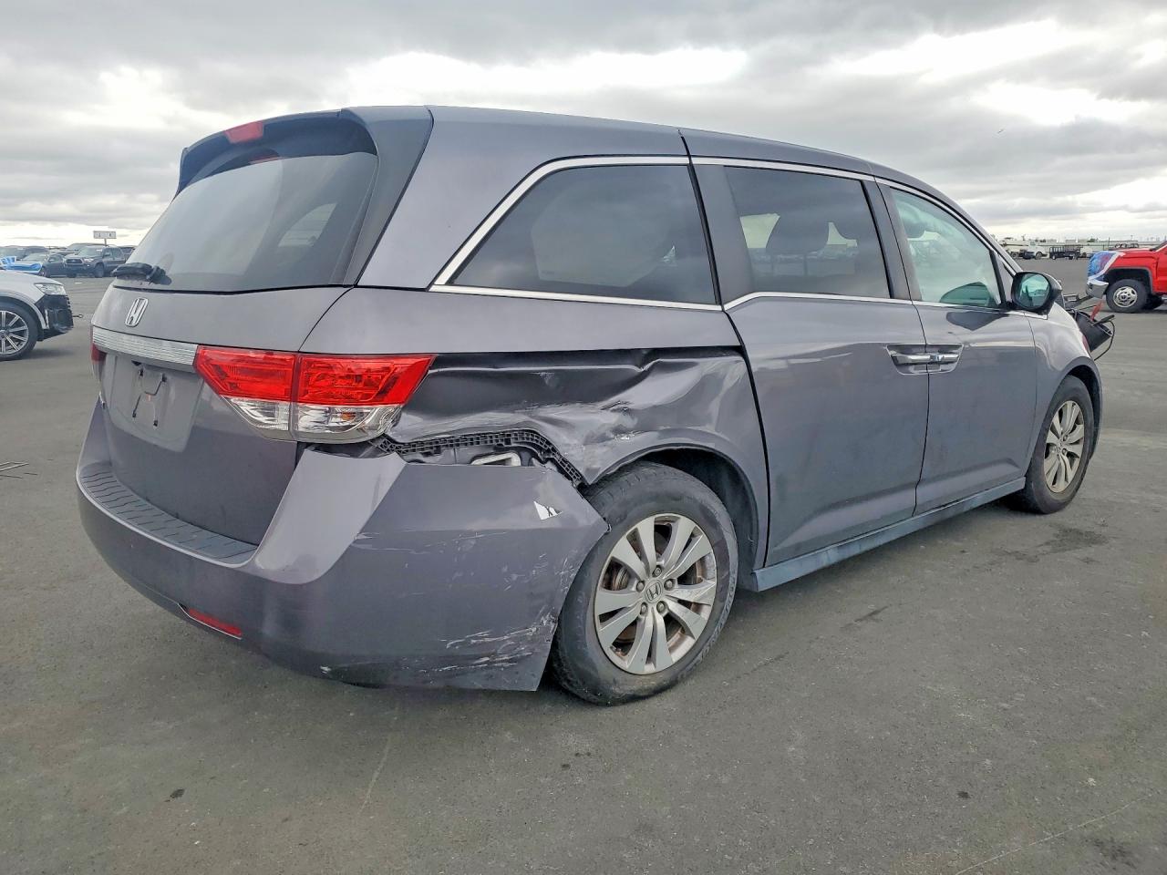 2015 Honda Odyssey Exl Gray vin: 5FNRL5H6XFB037572