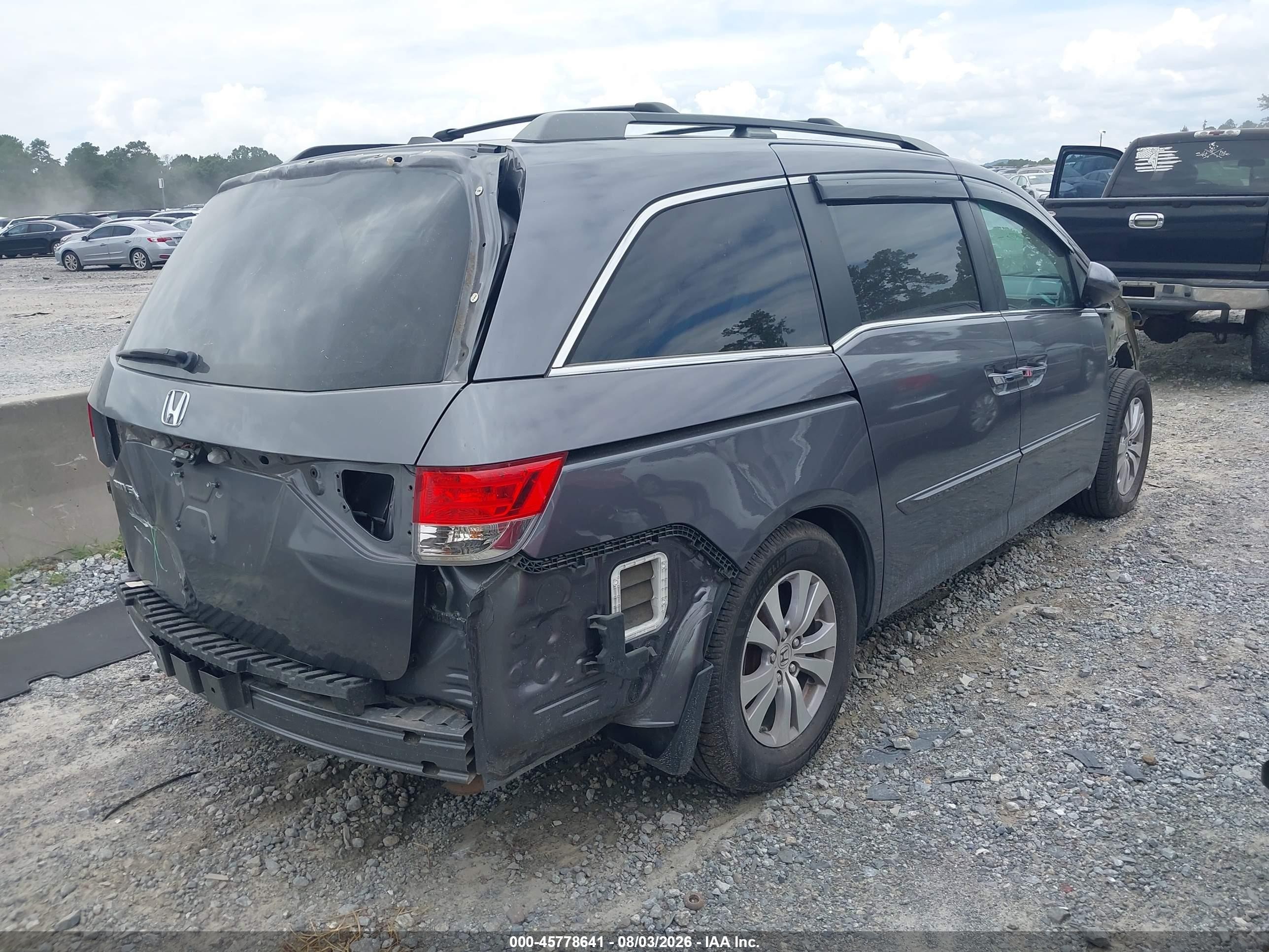 2015 Honda Odyssey Ex-l Серый vin: 5FNRL5H6XFB043968