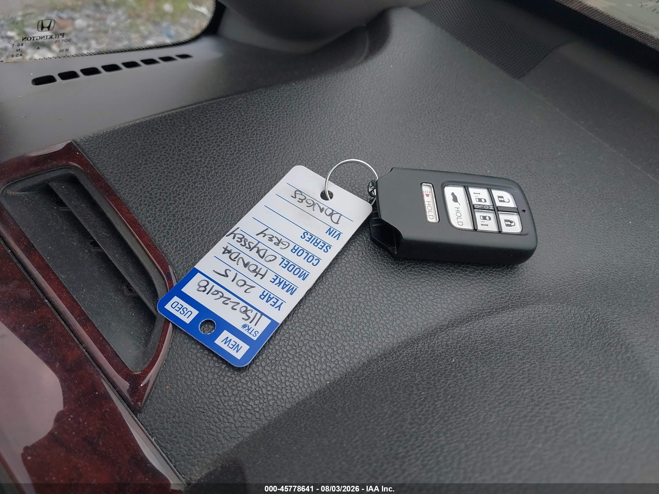 2015 Honda Odyssey Ex-l Серый vin: 5FNRL5H6XFB043968