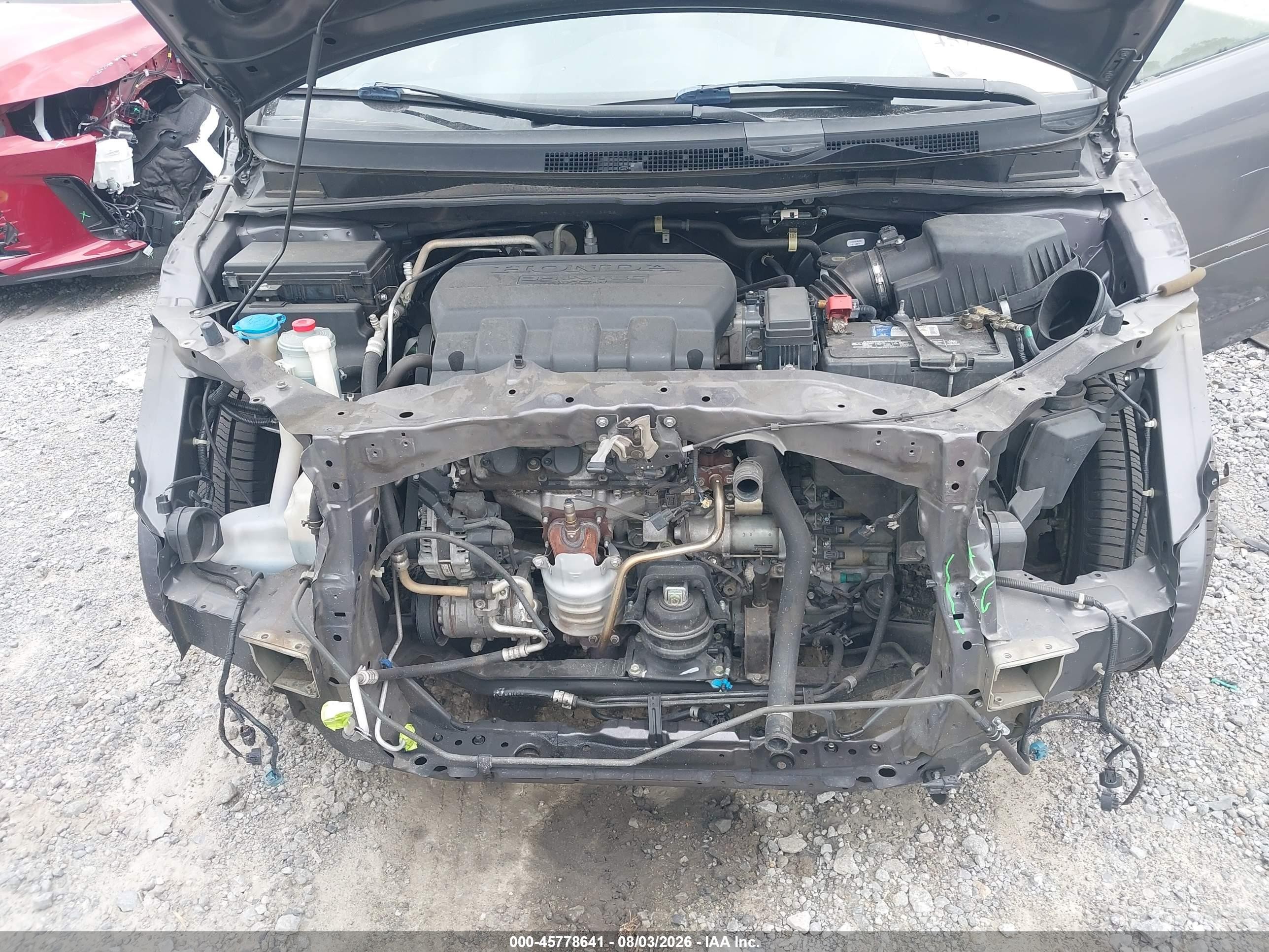 2015 Honda Odyssey Ex-l Серый vin: 5FNRL5H6XFB043968