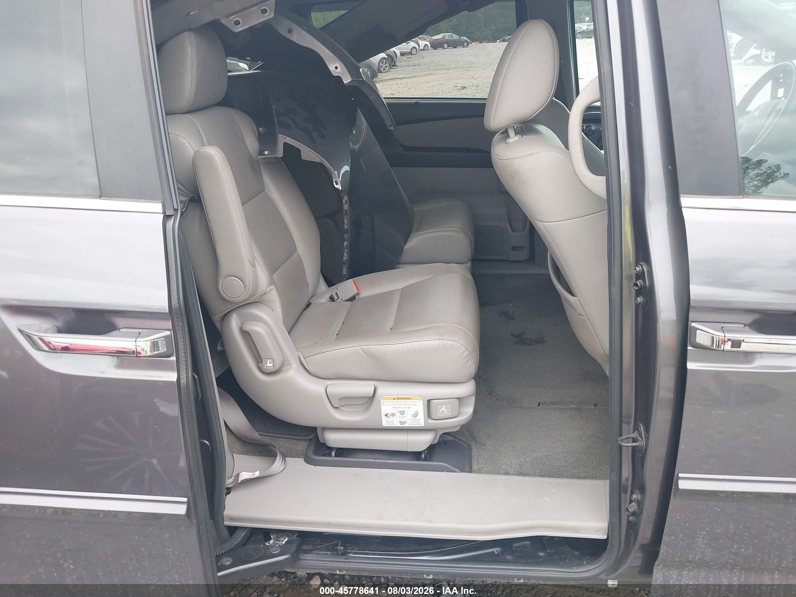 2015 Honda Odyssey Ex-l Серый vin: 5FNRL5H6XFB043968
