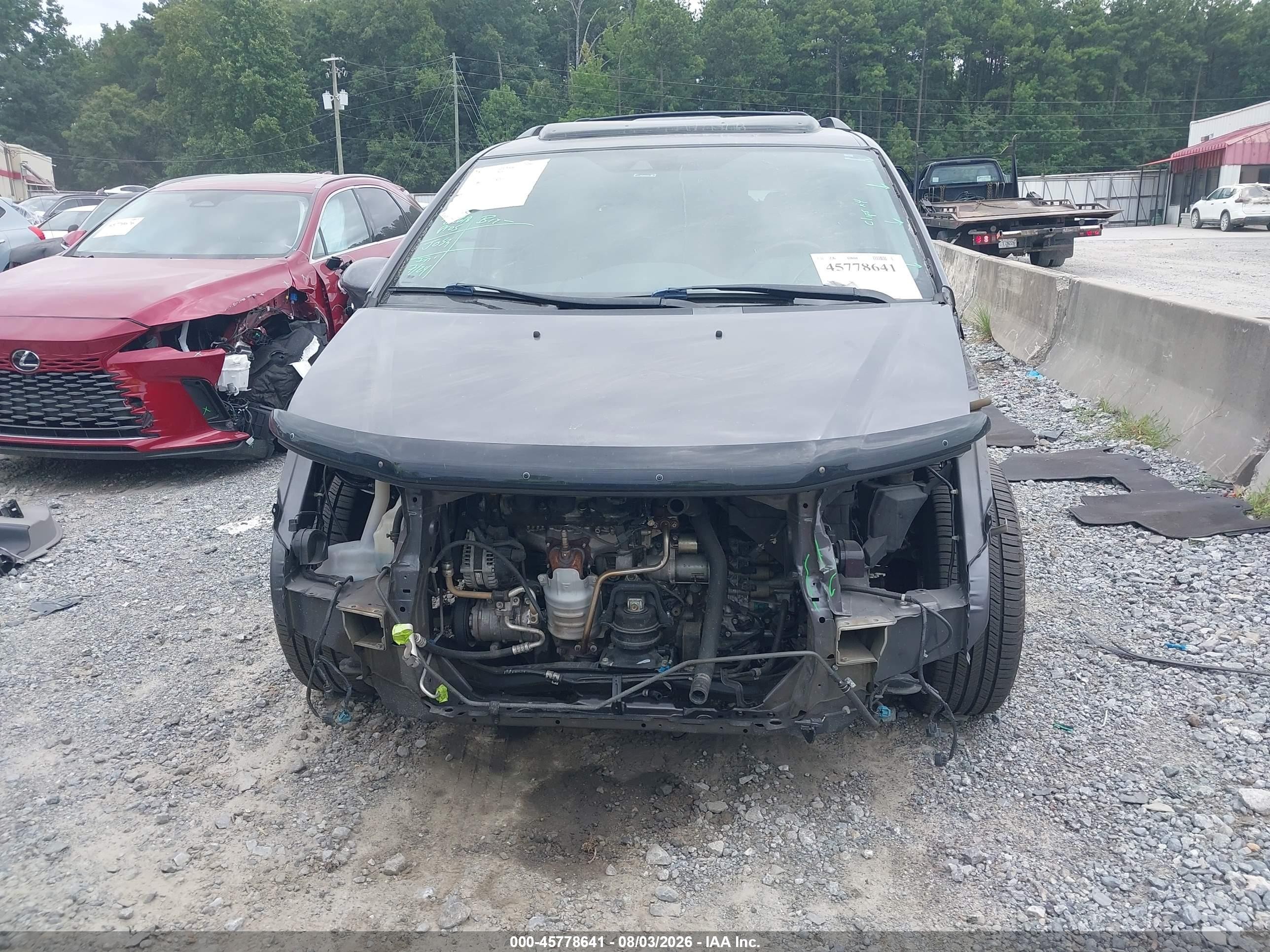 2015 Honda Odyssey Ex-l Серый vin: 5FNRL5H6XFB043968