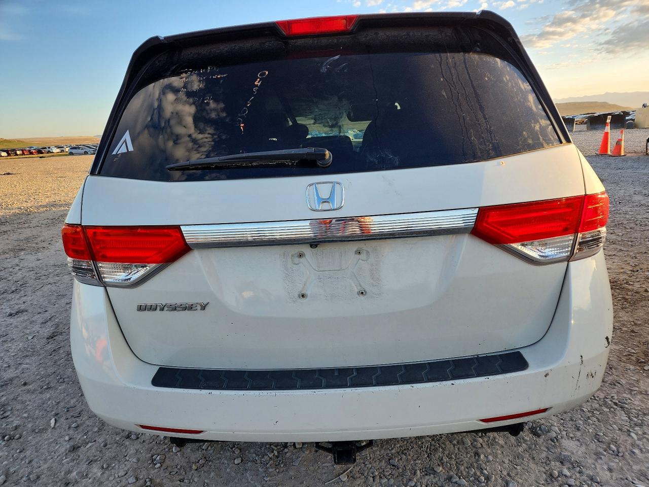 2015 Honda Odyssey Exl White vin: 5FNRL5H6XFB048622