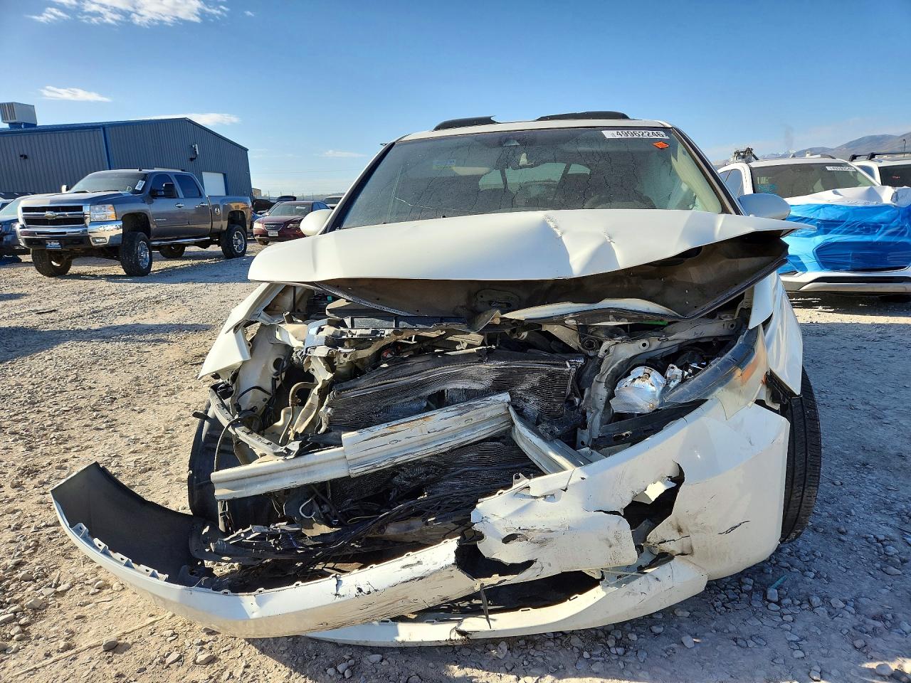 2015 Honda Odyssey Exl White vin: 5FNRL5H6XFB048622