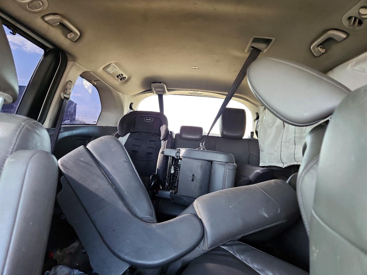 2015 Honda Odyssey Exl White vin: 5FNRL5H6XFB048622