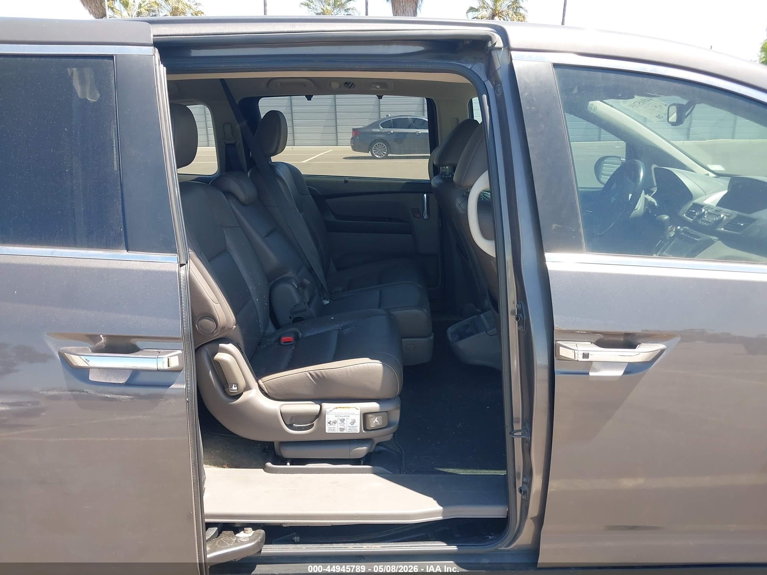 2015 Honda Odyssey Ex-l Gray vin: 5FNRL5H6XFB049026