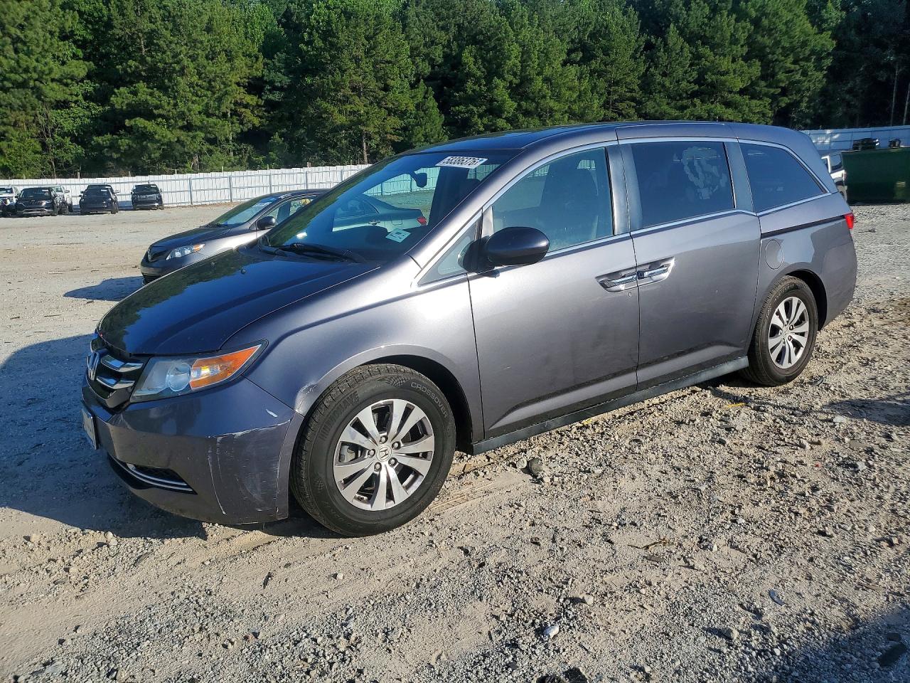 2015 Honda Odyssey Exl Gray vin: 5FNRL5H6XFB053223