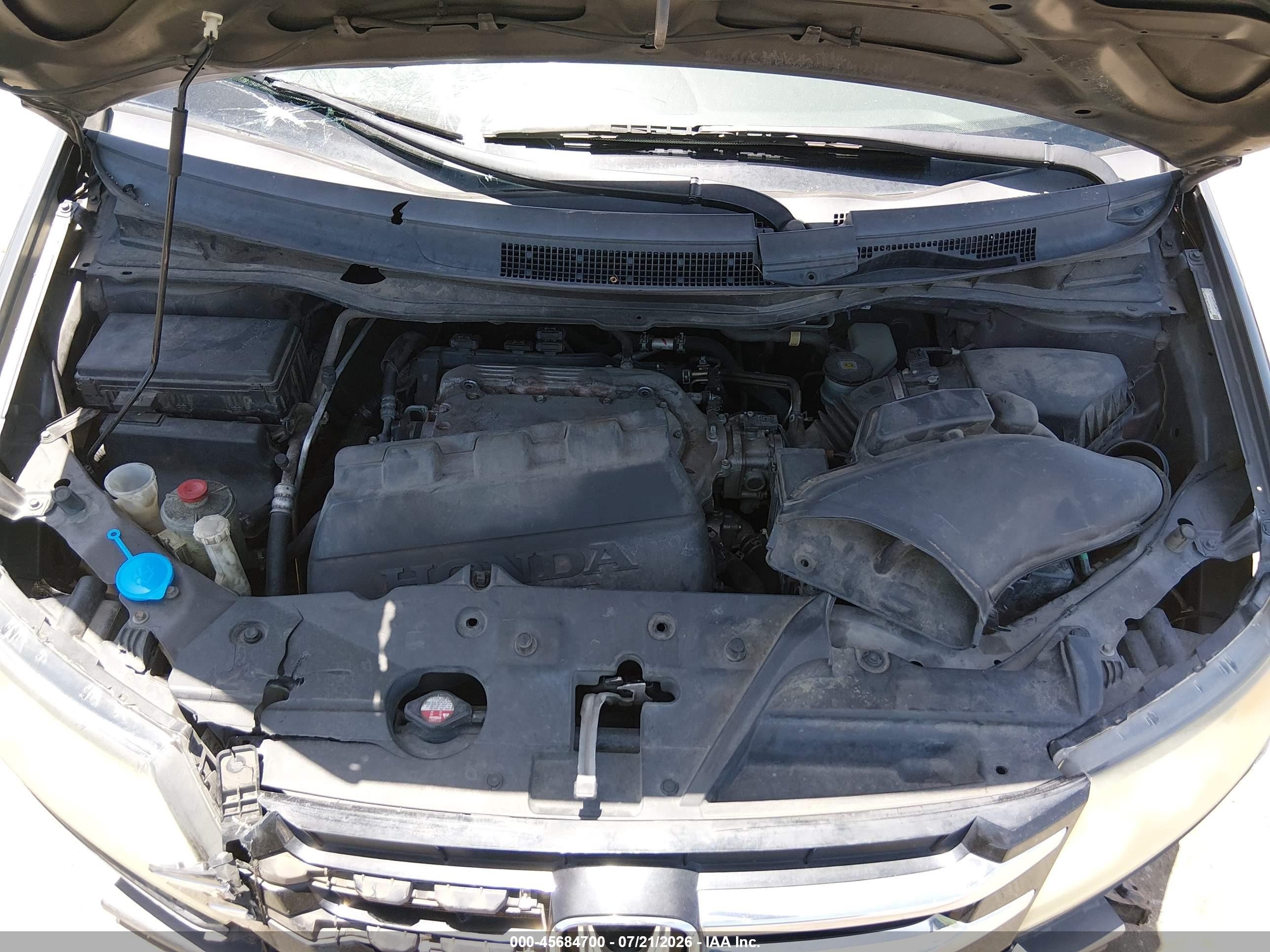 2015 Honda Odyssey Ex-l Gray vin: 5FNRL5H6XFB058938