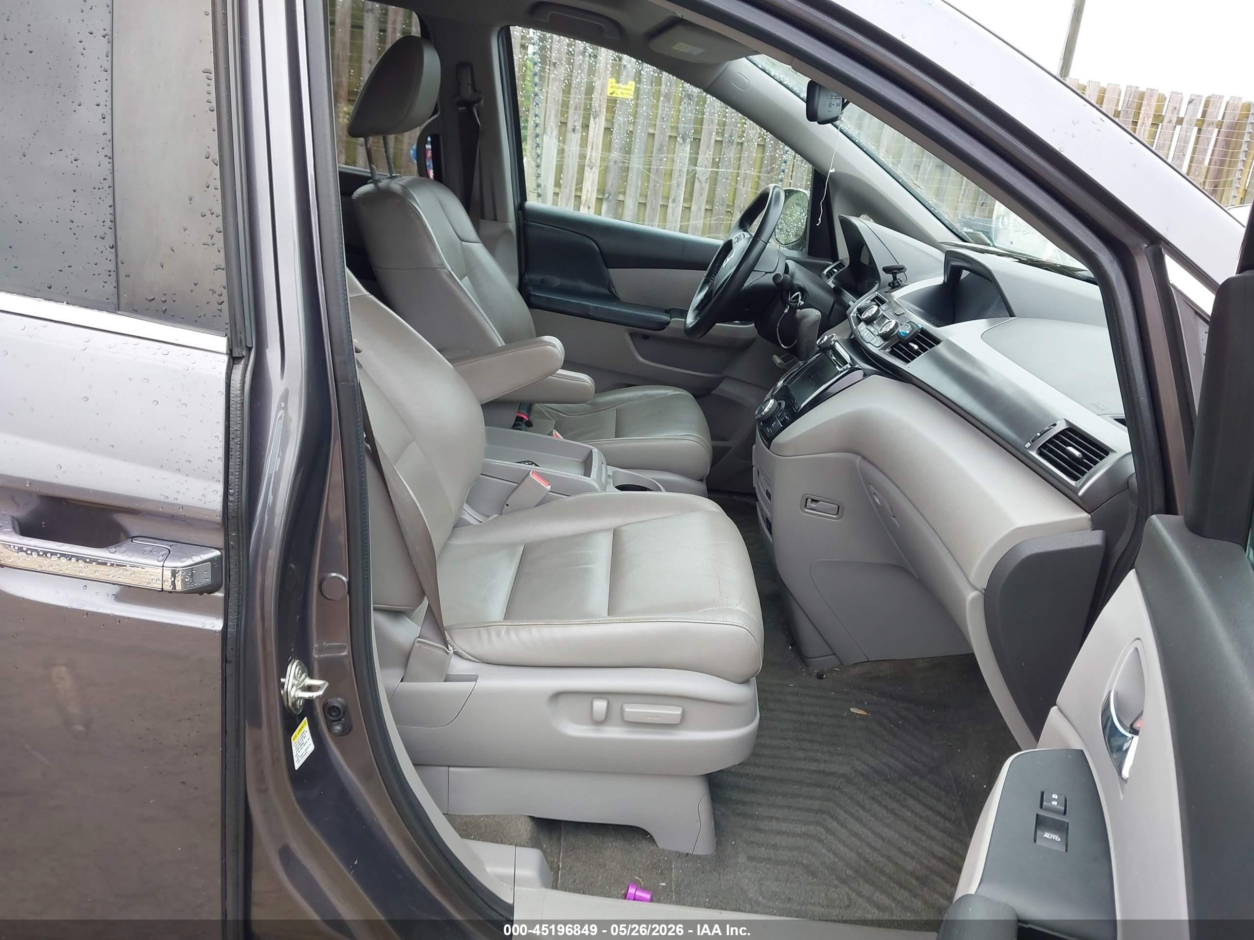 2015 Honda Odyssey Ex-l Серый vin: 5FNRL5H6XFB068501