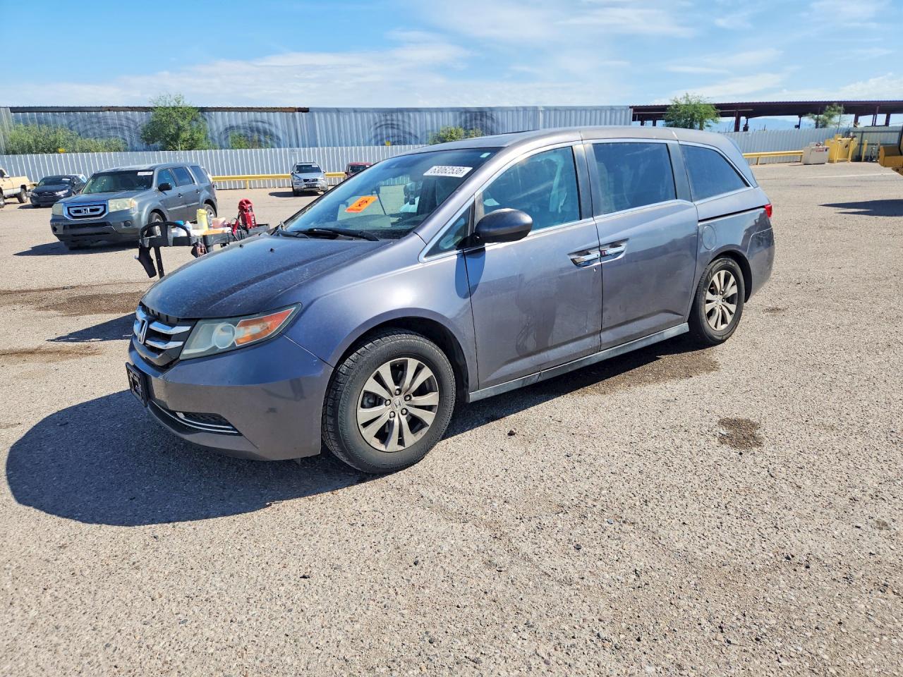 2015 Honda Odyssey Exl Gray vin: 5FNRL5H6XFB070071