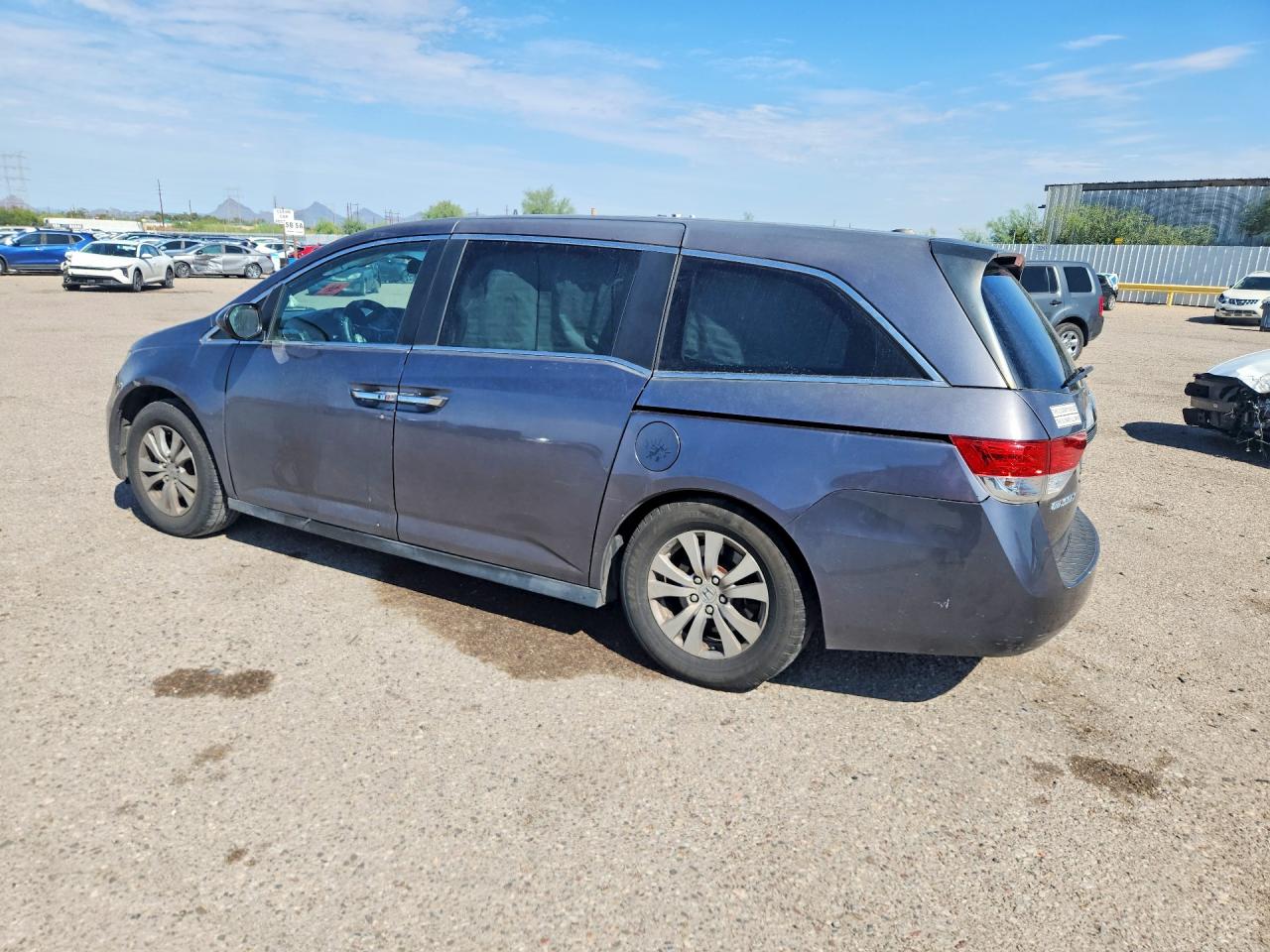 2015 Honda Odyssey Exl Gray vin: 5FNRL5H6XFB070071