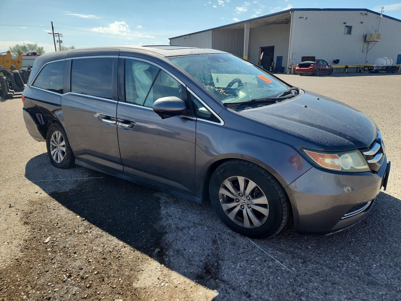 2015 Honda Odyssey Exl Gray vin: 5FNRL5H6XFB070071