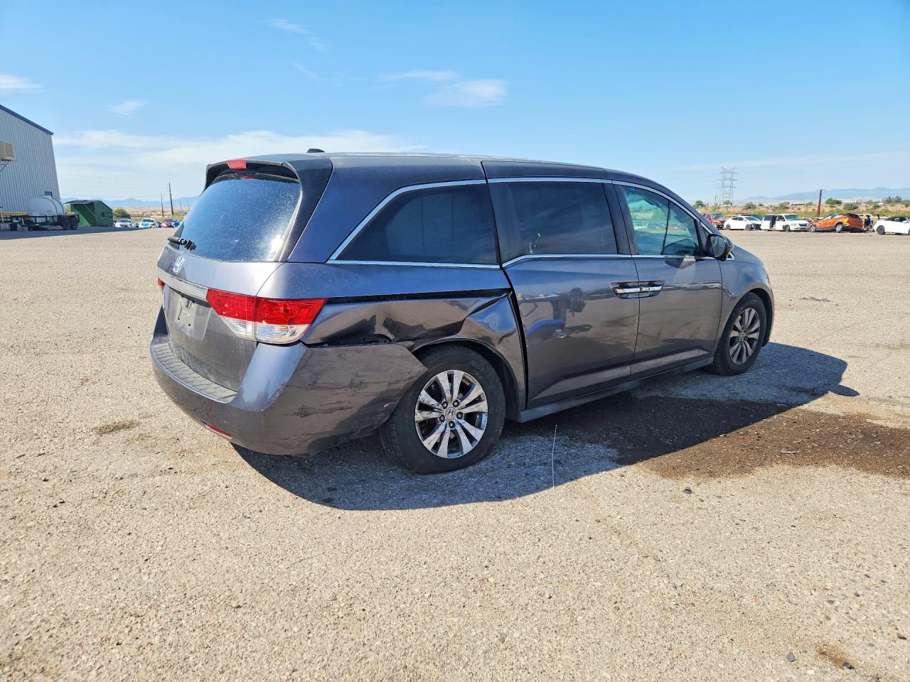 2015 Honda Odyssey Exl Gray vin: 5FNRL5H6XFB070071