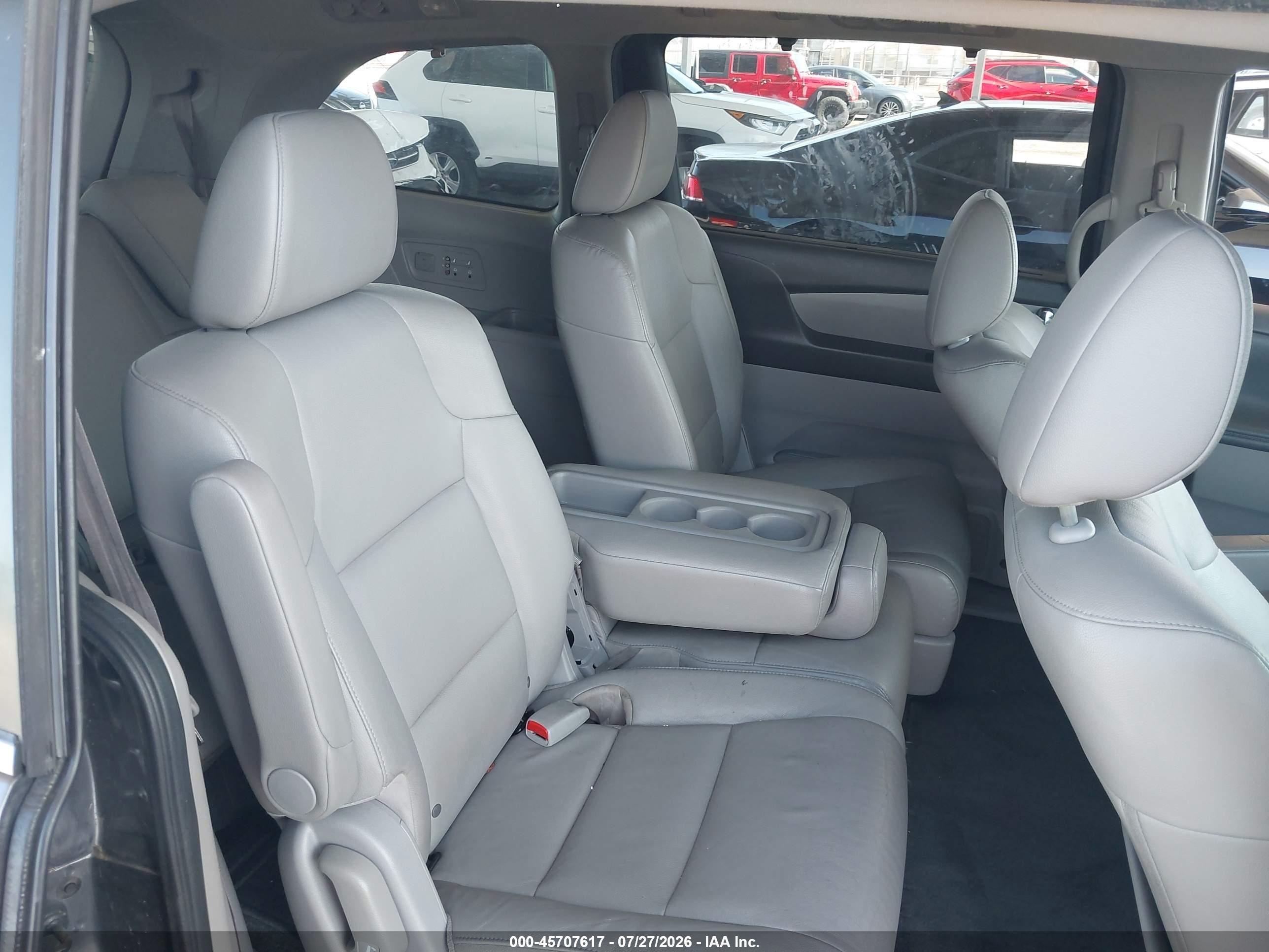2015 Honda Odyssey Ex-l Gray vin: 5FNRL5H6XFB070104
