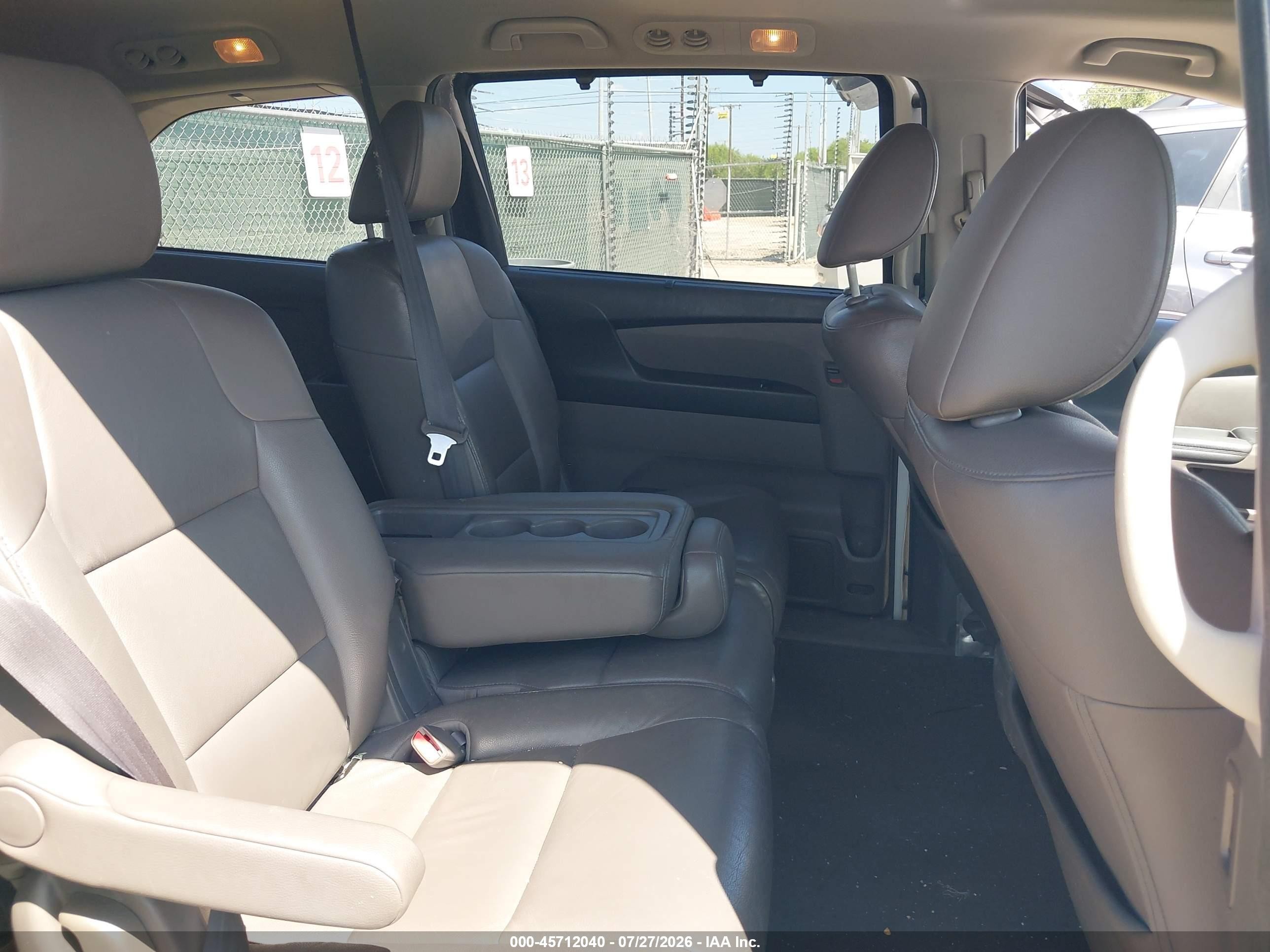 2015 Honda Odyssey Ex-l White vin: 5FNRL5H6XFB081166