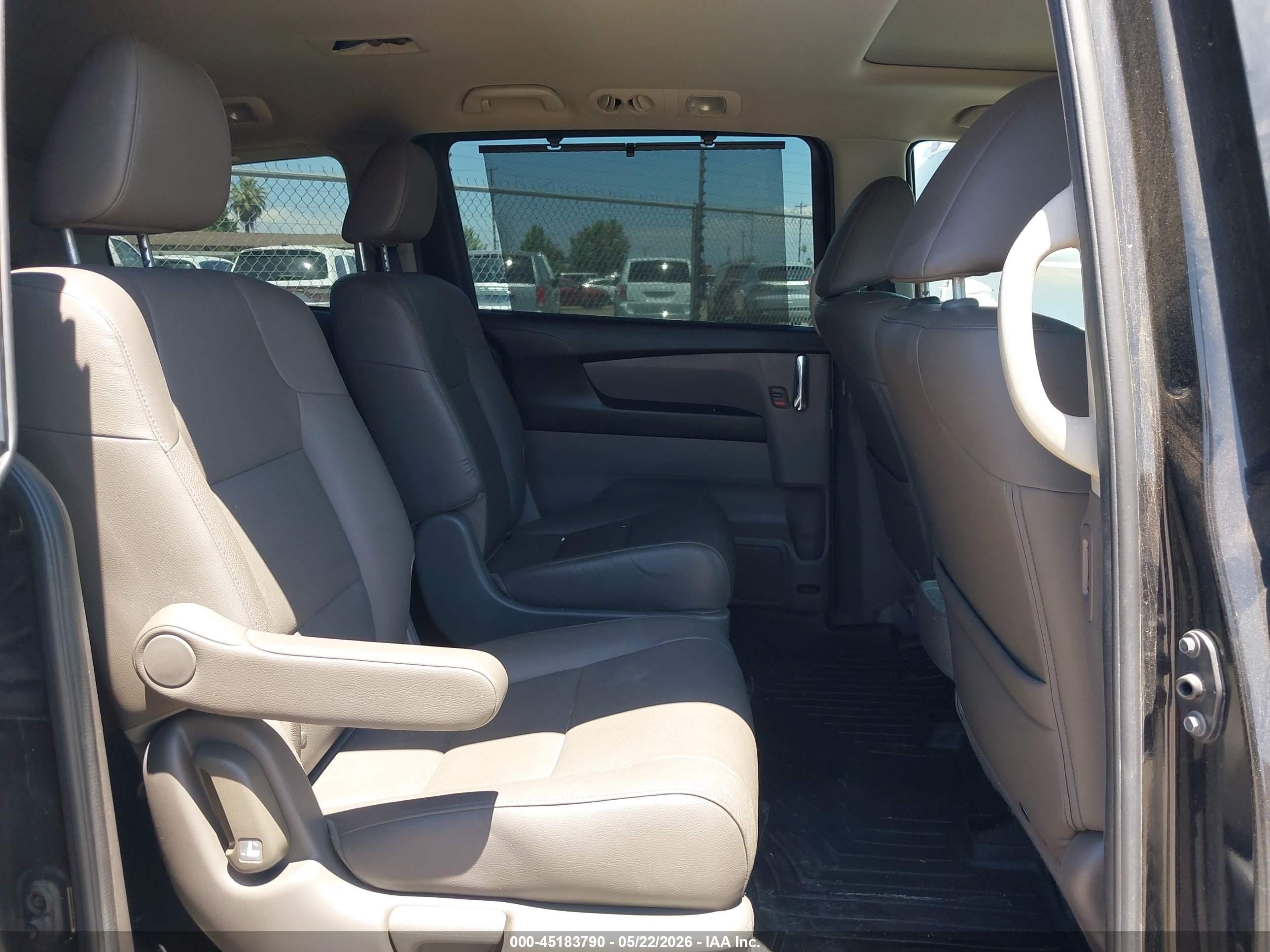 2015 Honda Odyssey Ex-l Black vin: 5FNRL5H6XFB095049