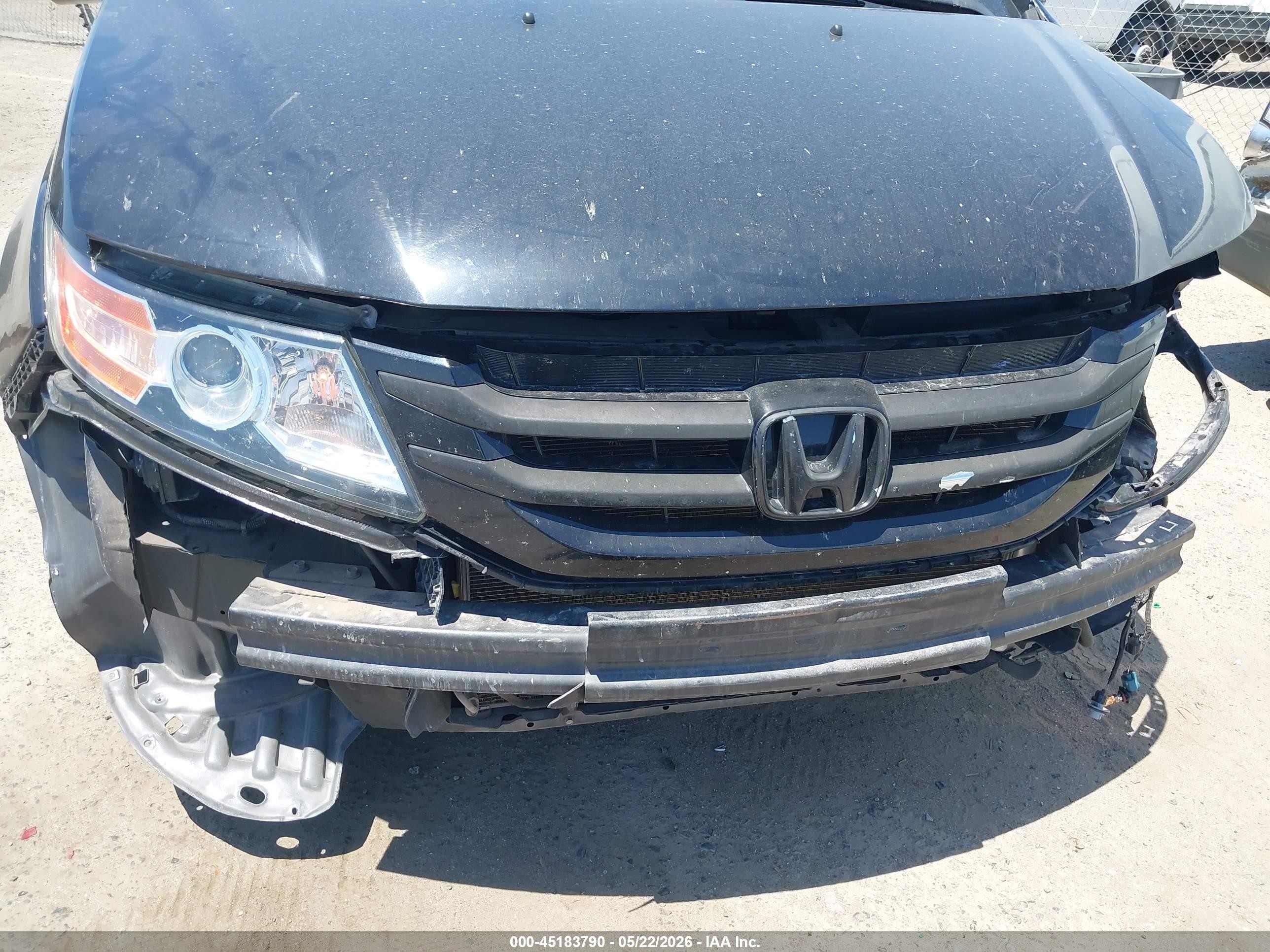 2015 Honda Odyssey Ex-l Black vin: 5FNRL5H6XFB095049