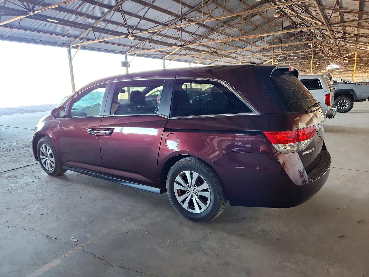 2015 Honda Odyssey Exl Maroon vin: 5FNRL5H6XFB095083