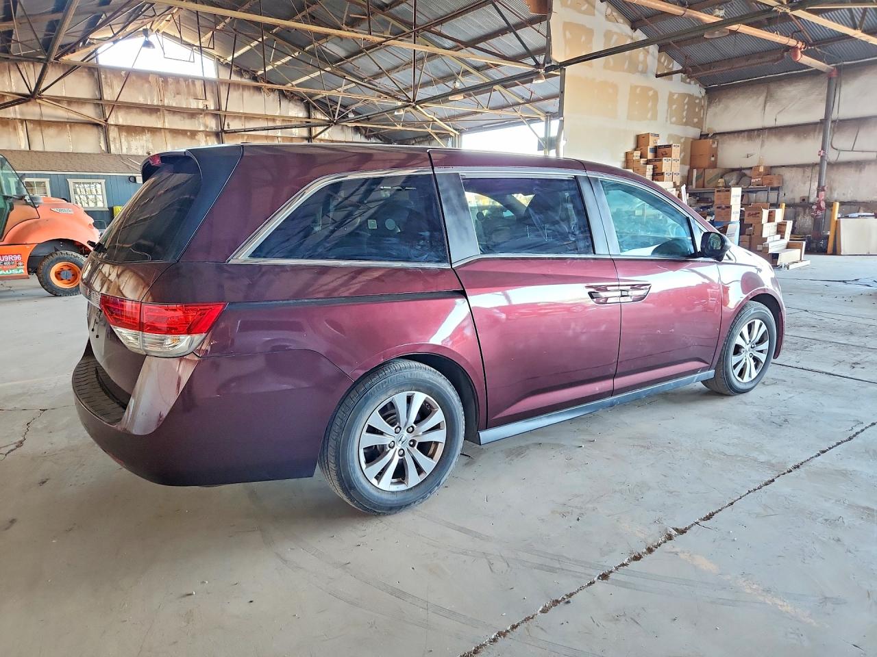 2015 Honda Odyssey Exl Maroon vin: 5FNRL5H6XFB095083