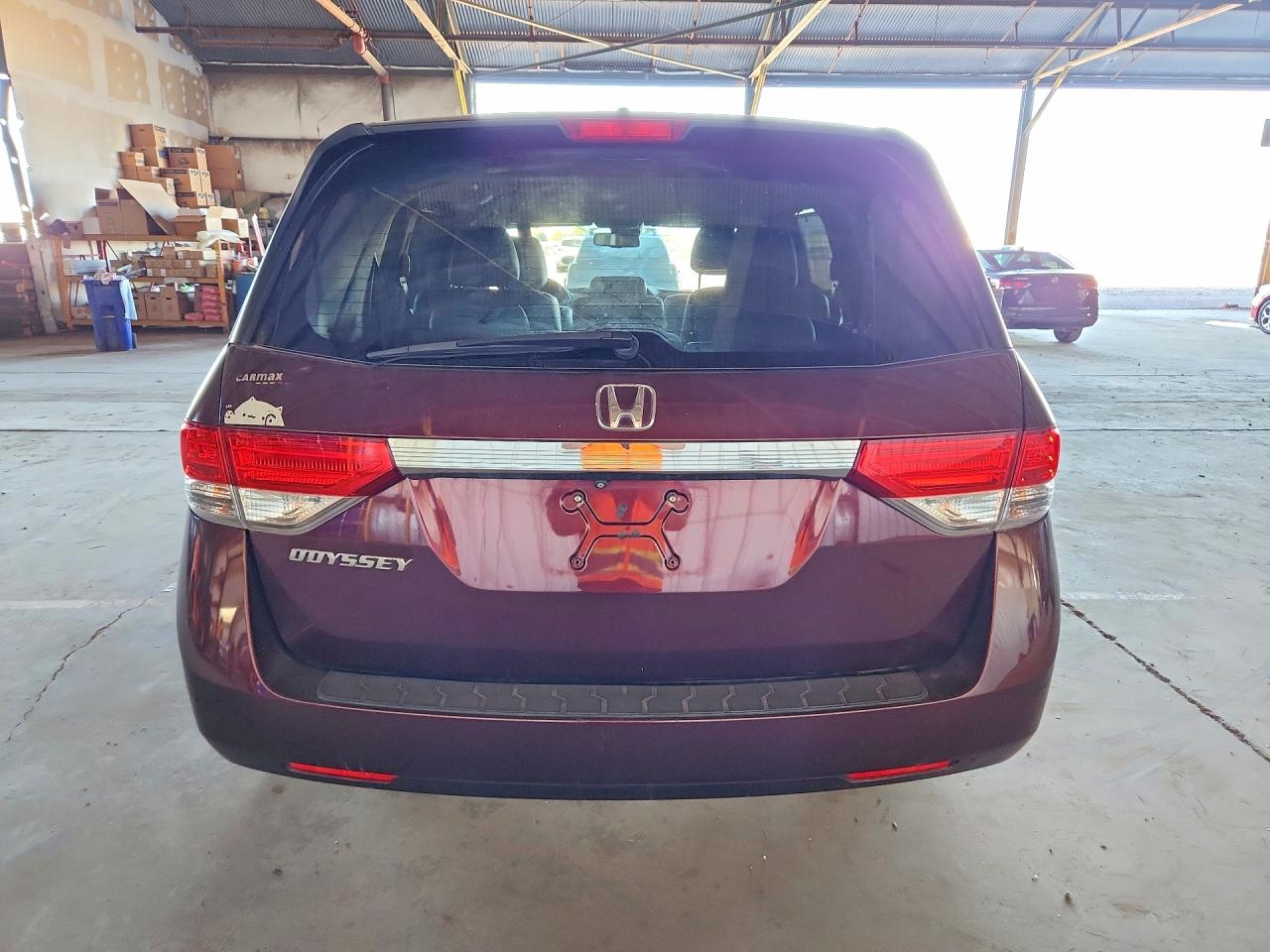 2015 Honda Odyssey Exl Maroon vin: 5FNRL5H6XFB095083