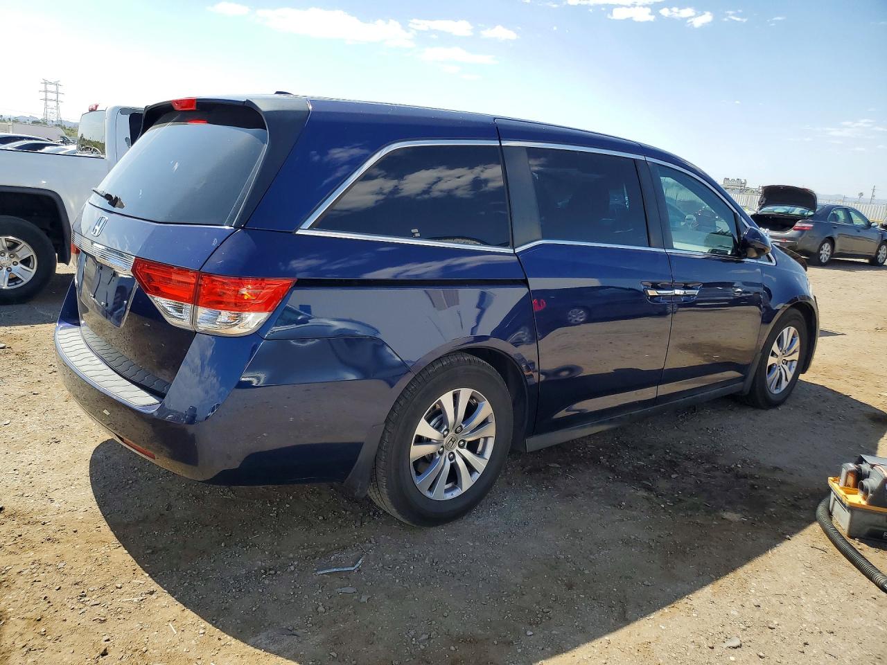 2015 Honda Odyssey Exl Blue vin: 5FNRL5H6XFB096041