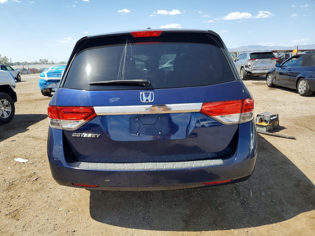 2015 Honda Odyssey Exl Blue vin: 5FNRL5H6XFB096041