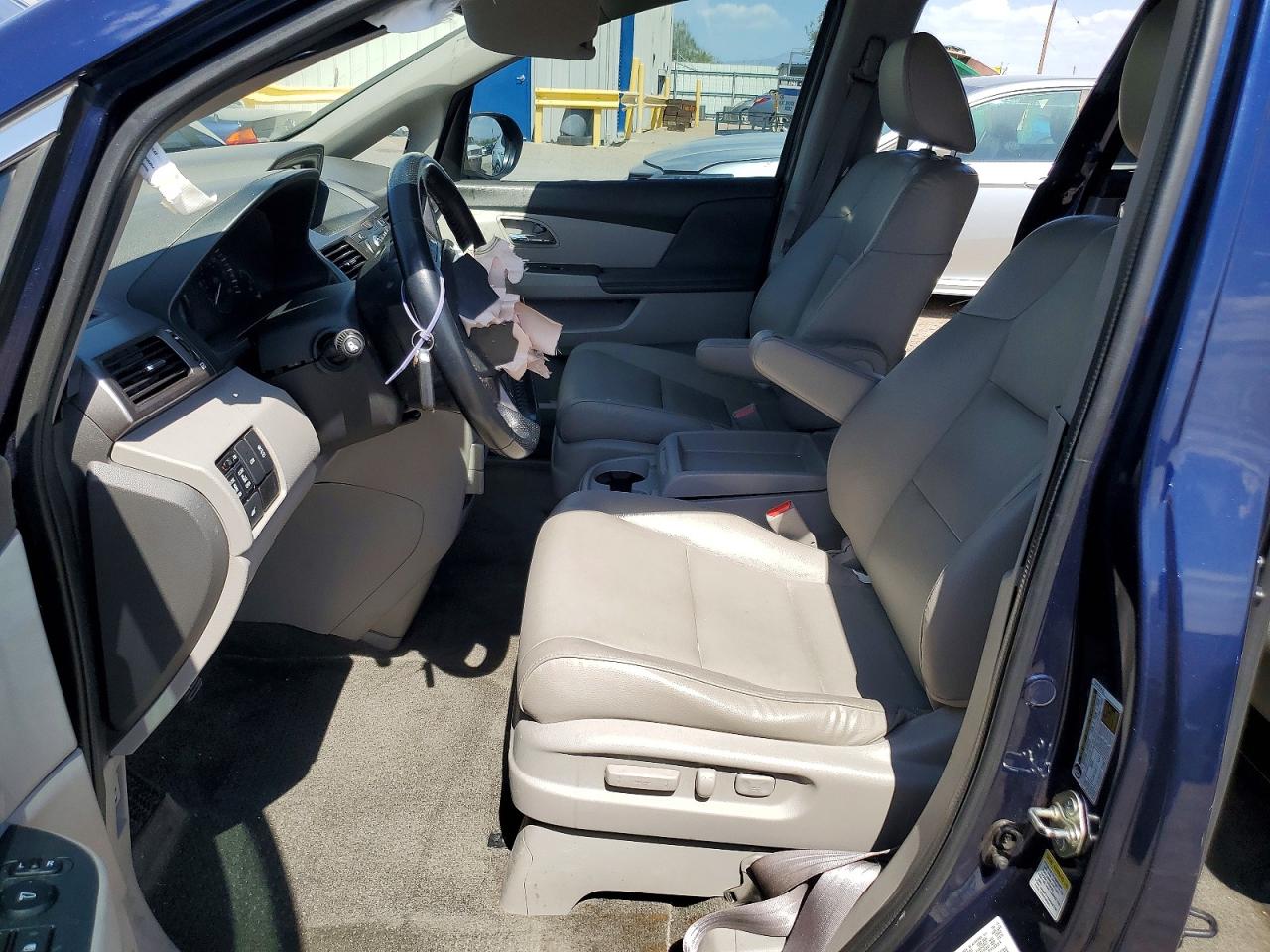 2015 Honda Odyssey Exl Blue vin: 5FNRL5H6XFB096041