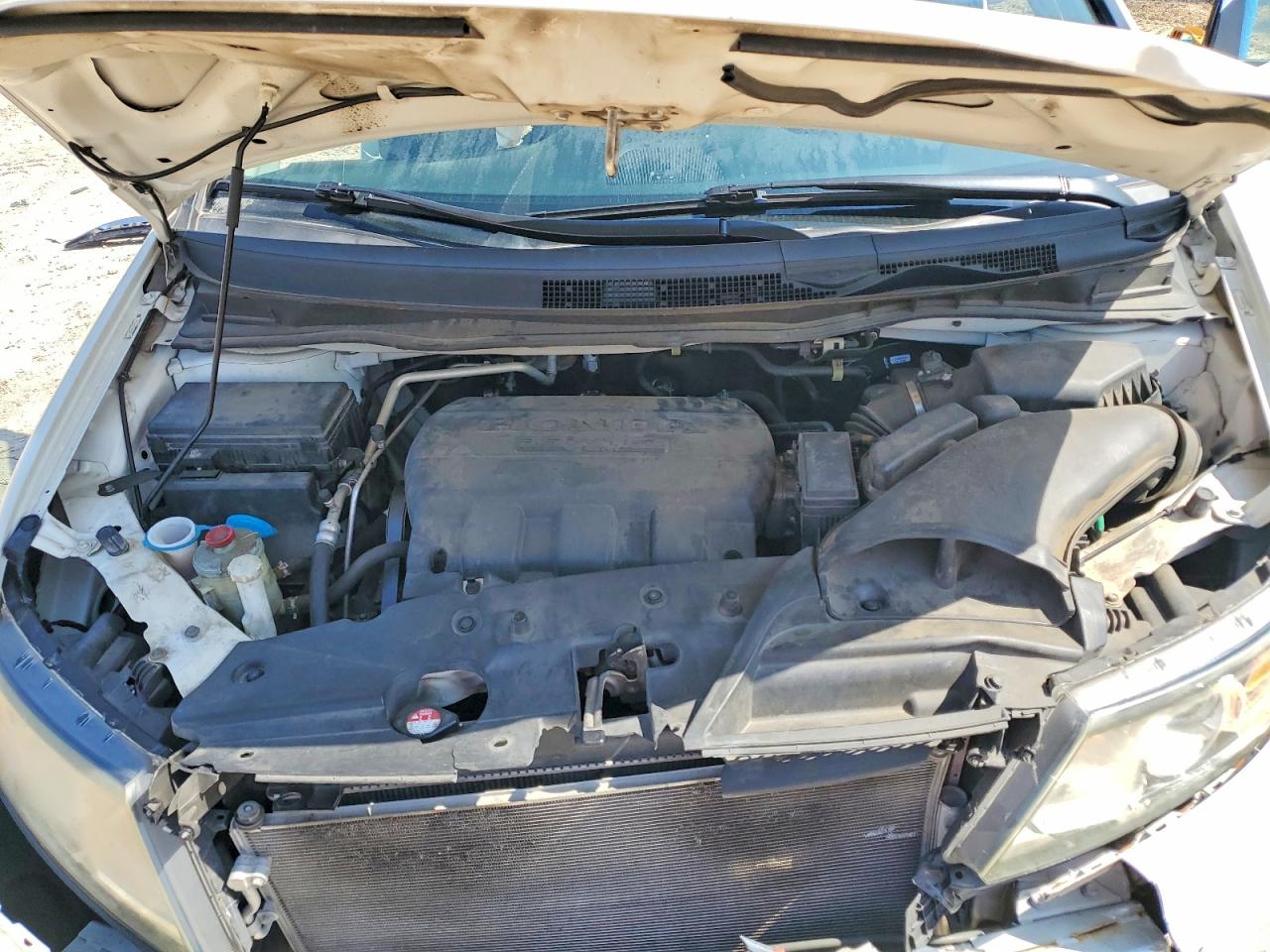 2015 Honda Odyssey Exl White vin: 5FNRL5H6XFB098629